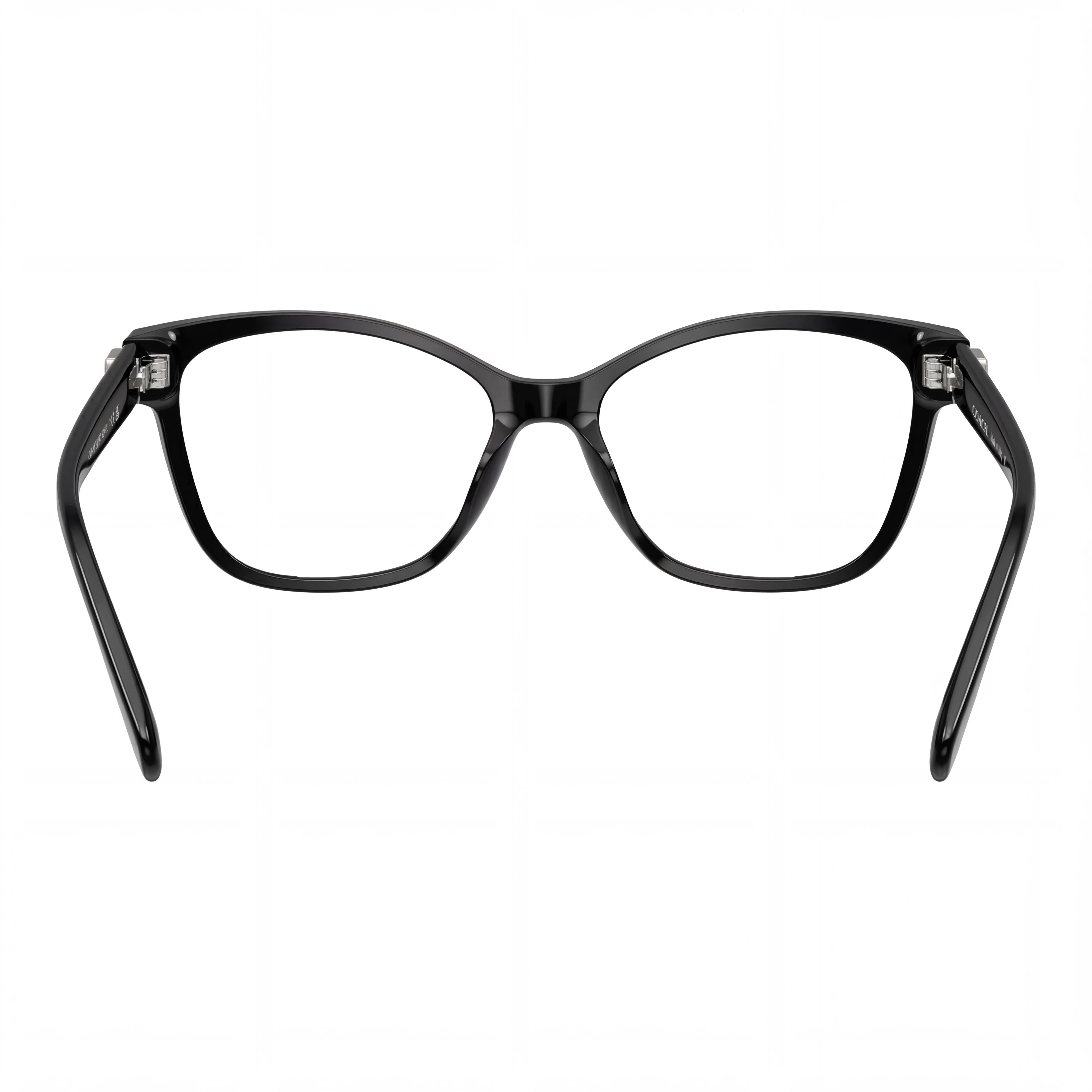 Coach Women's Hc6246u Maxi C Hardware Universal Fit Black Plastic Eyeglass Frames 53-16-140, Photo 3