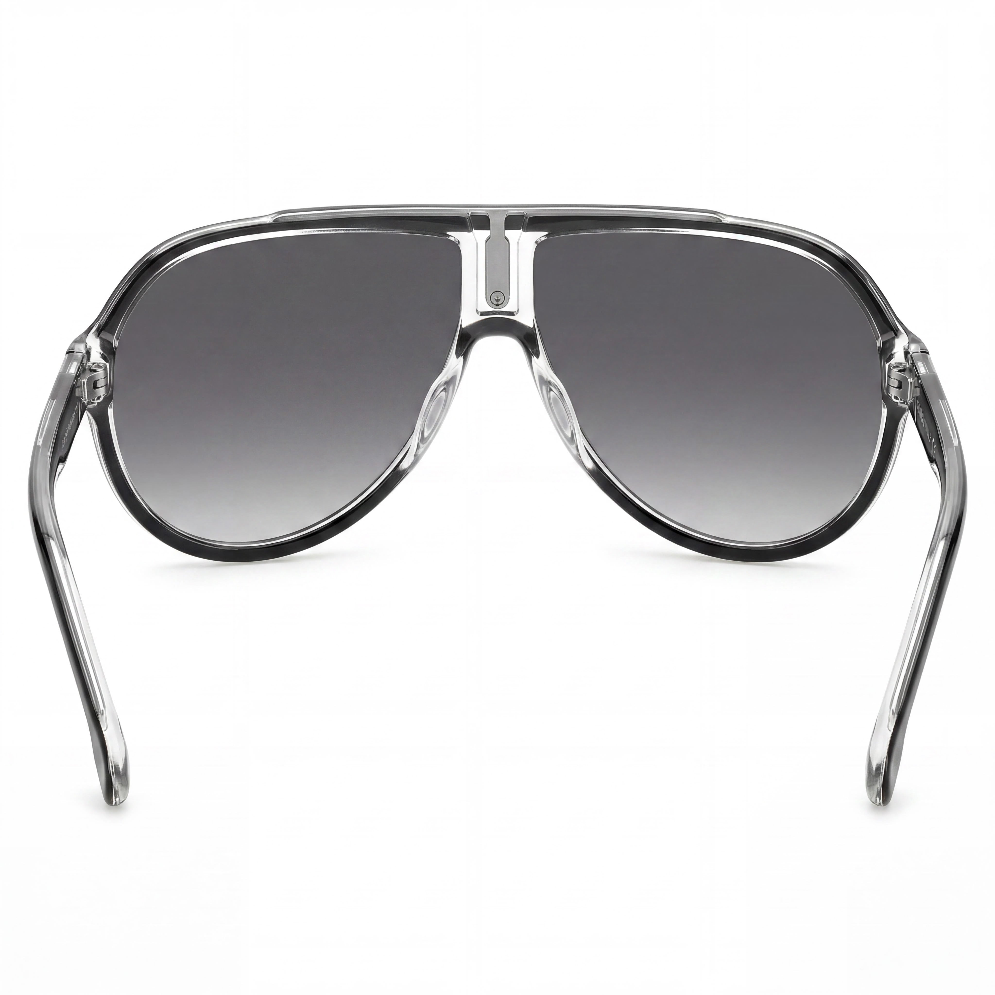 Carrera Modern Black White Pilot Frame Unisex Thermoplastic Elastomers UV Protection Sunglasses 64mm, Photo 4