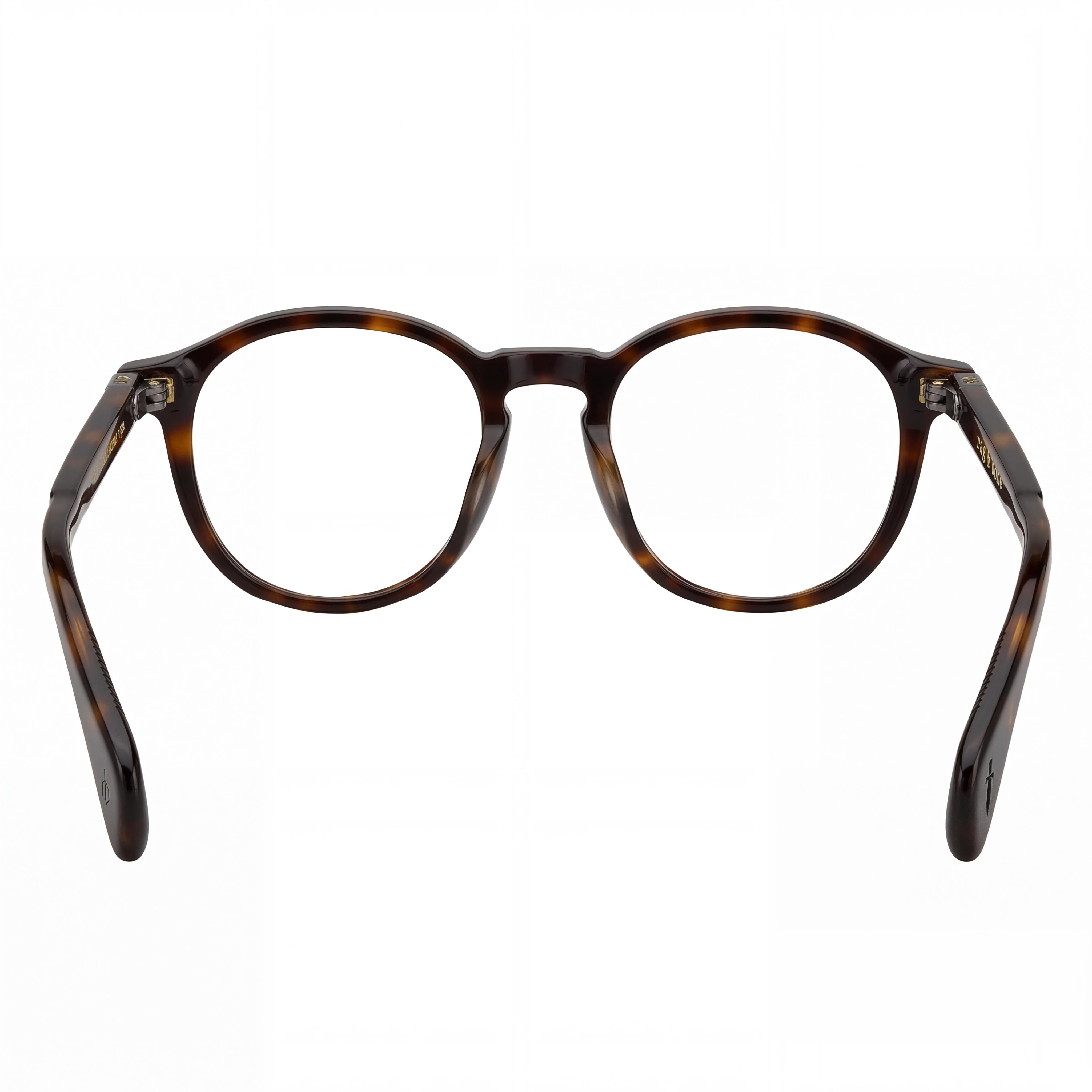 rag & bone Rnb 7020 Unisex Eyewear with Havana Acetate Frame and Lenses, 48mm Lens Width, Photo 3