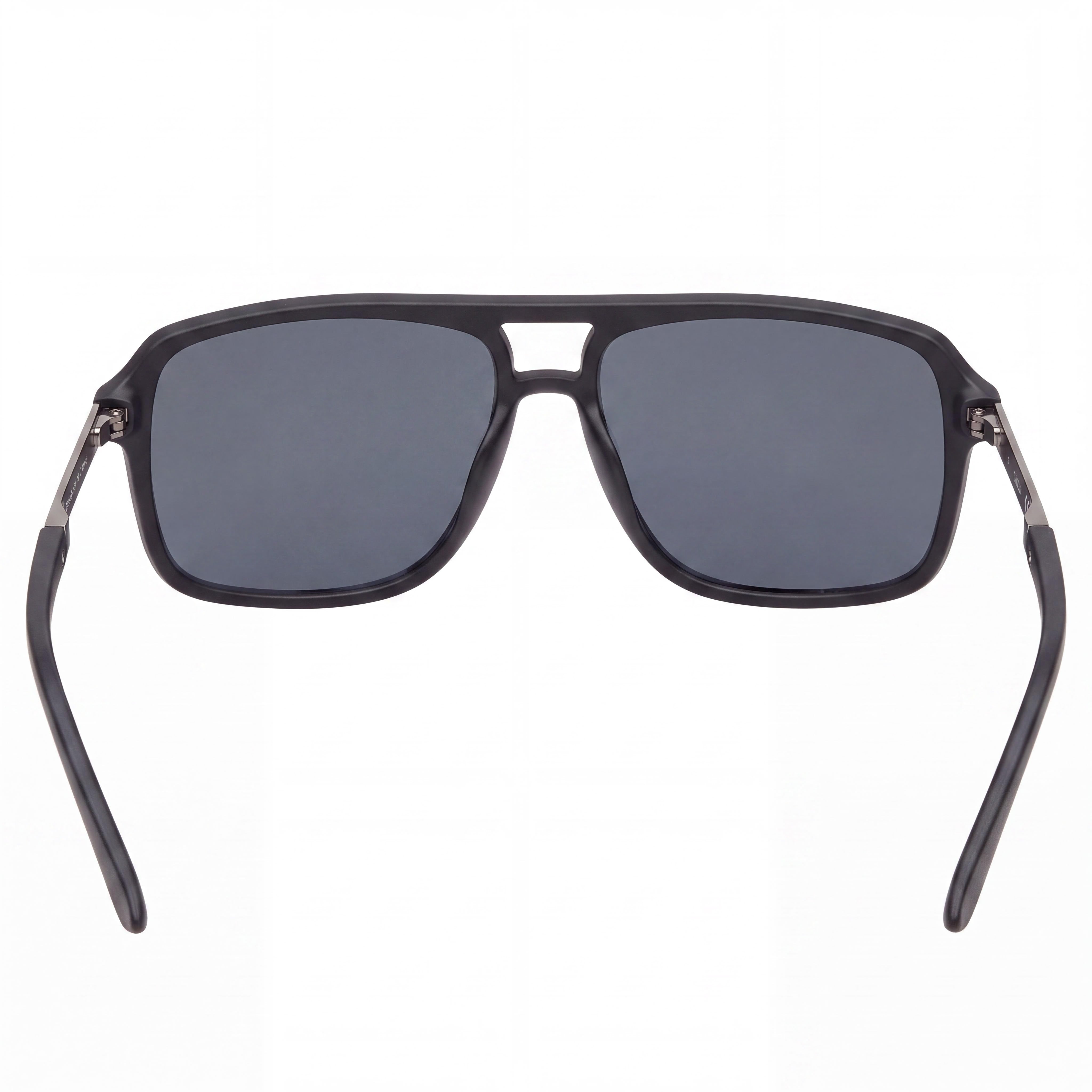 GUESS Classic Unisex Matte Black Plastic Sunglasses, 100% UV Protection, 58mm Lens Width, Photo 3