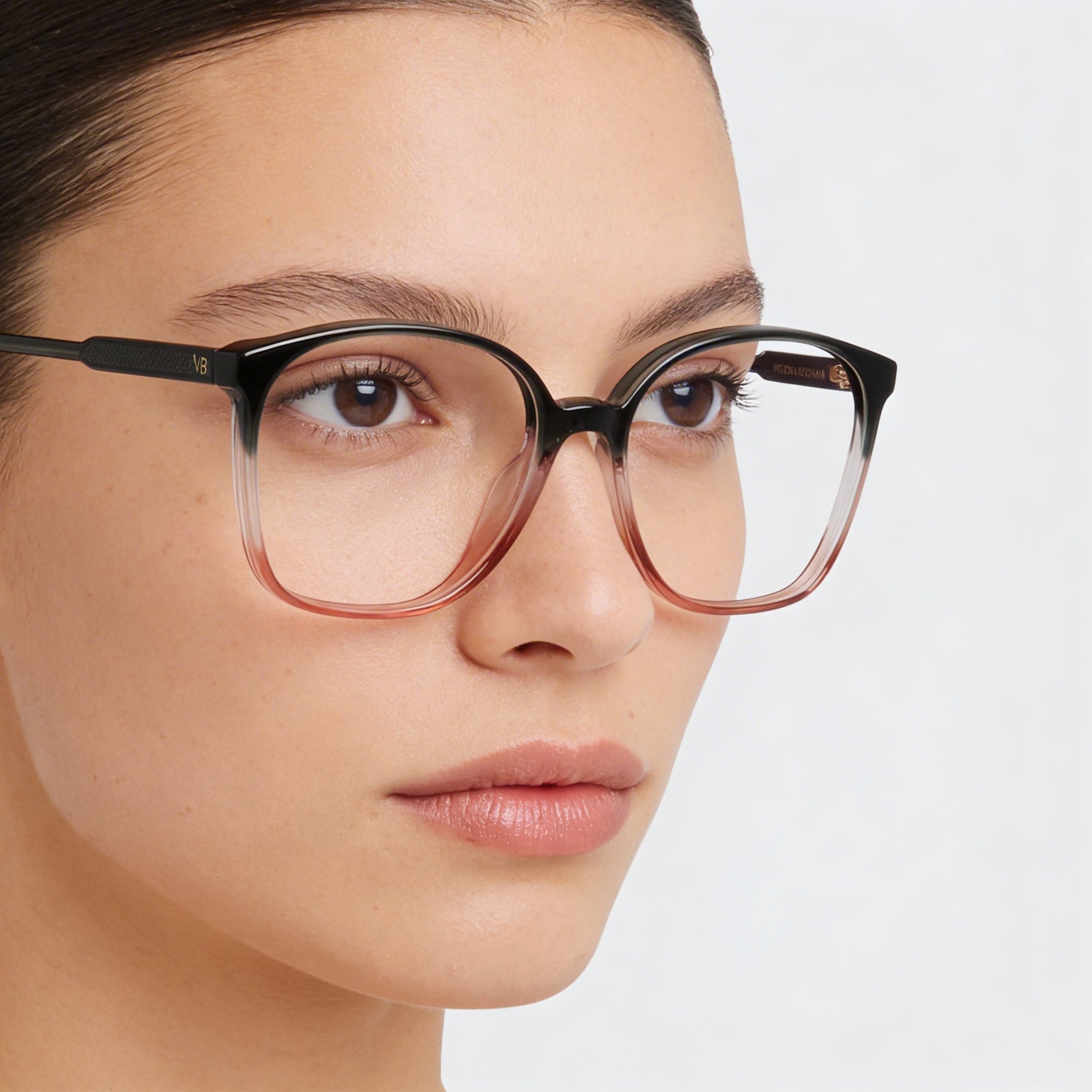 Victoria Beckham Modern Women's Polarized Metal Sunglasses in Grey Rose Caramel, 55mm Lens Width, Photo 5