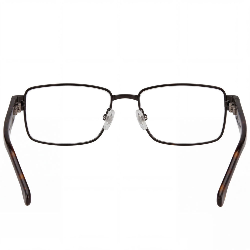 Gafas unisex modernas Carrera 8887 con montura de acero de aleación negra y lentes de policarbonato, 57 mm