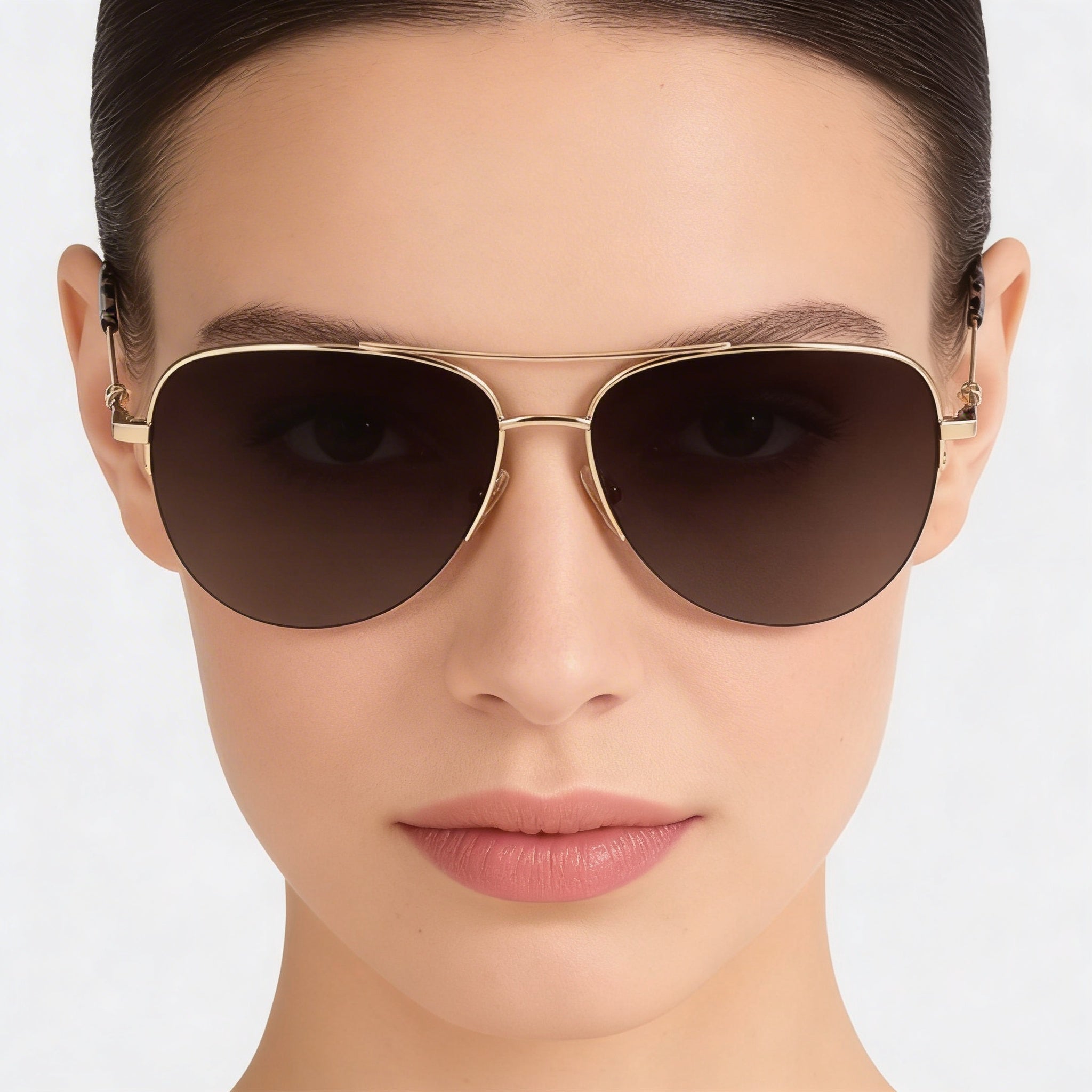 Kate Spade New YorkMaisie/G/S Women's Havana Stainless Steel Brown Gradient UV Protected Sunglasses 60-15-140, Photo 4