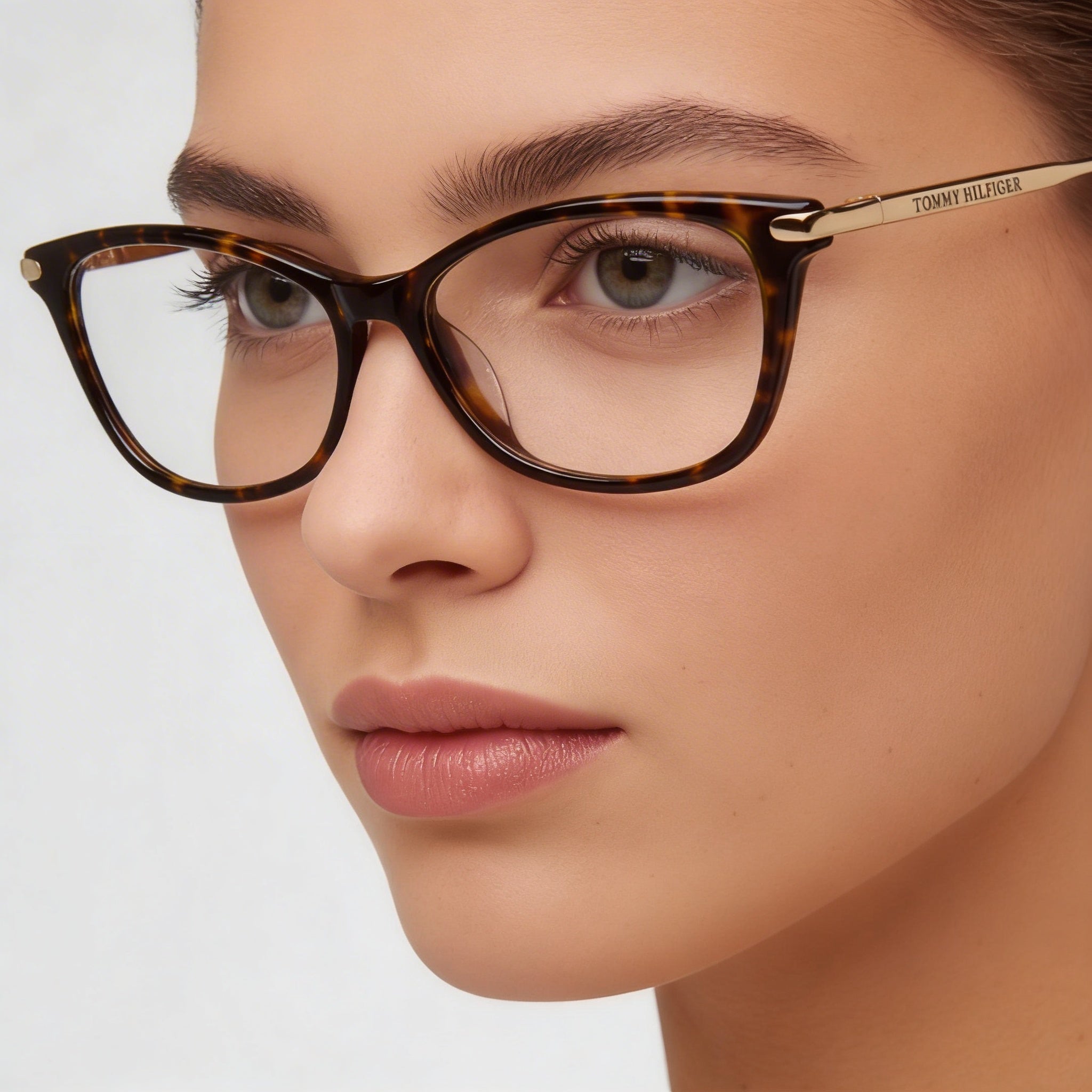 Tommy Hilfiger Th 1961 Women's Plastic Frame Havana Polarized Polycarbonate Lens Sunglasses 53mm, Photo 4