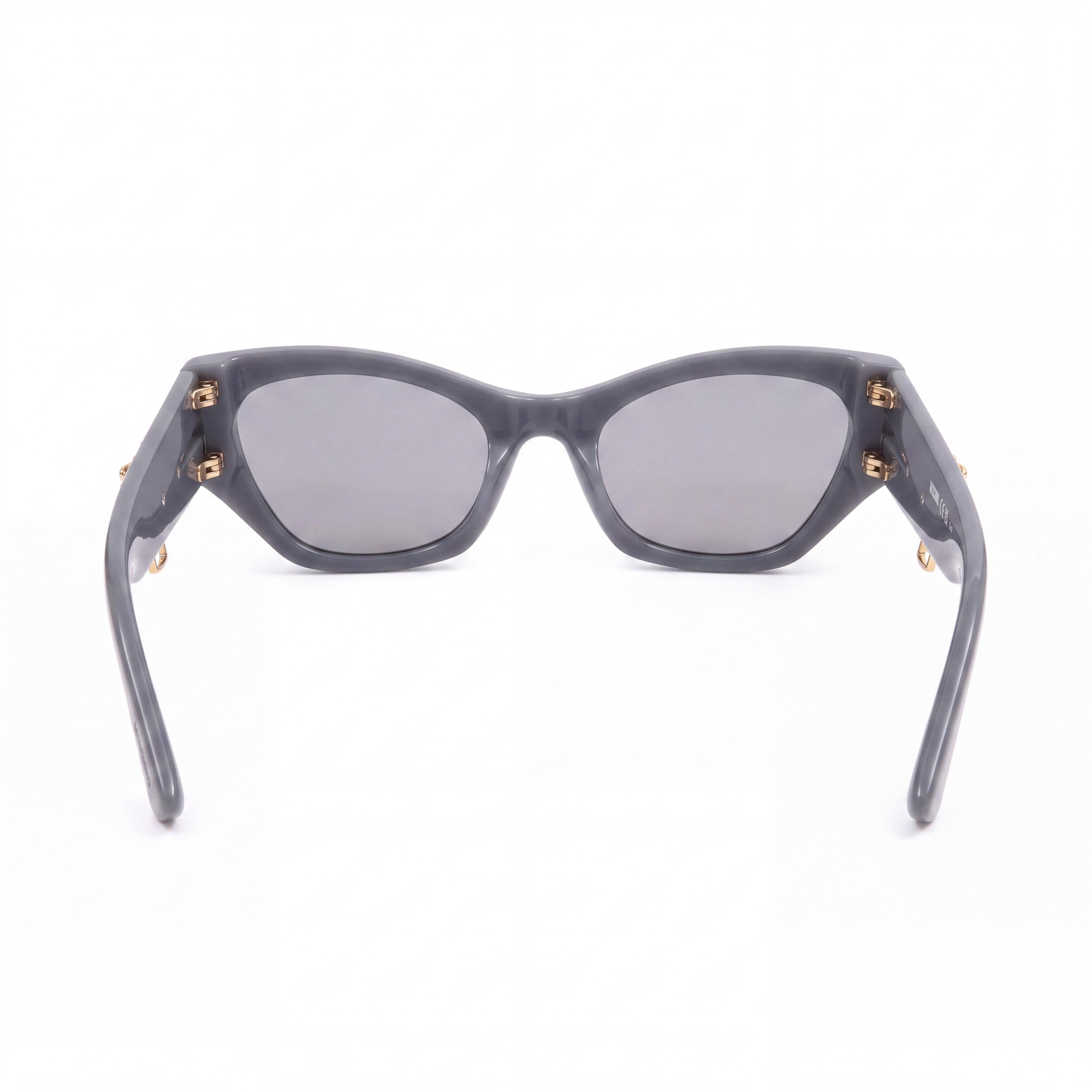 Moschino Casual Women's Non-Polarized Polyamide Inj-Gril. Sunglasses Azure Frame Grey Lens 55-21-140, Photo 4