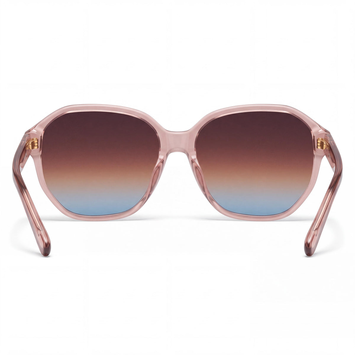 QUAY AUSTRALIA Guess Again Women's Doe Brown Blue Injection Frame Non-Polarized UV Protection Sunglasses 149mm, Photo 3