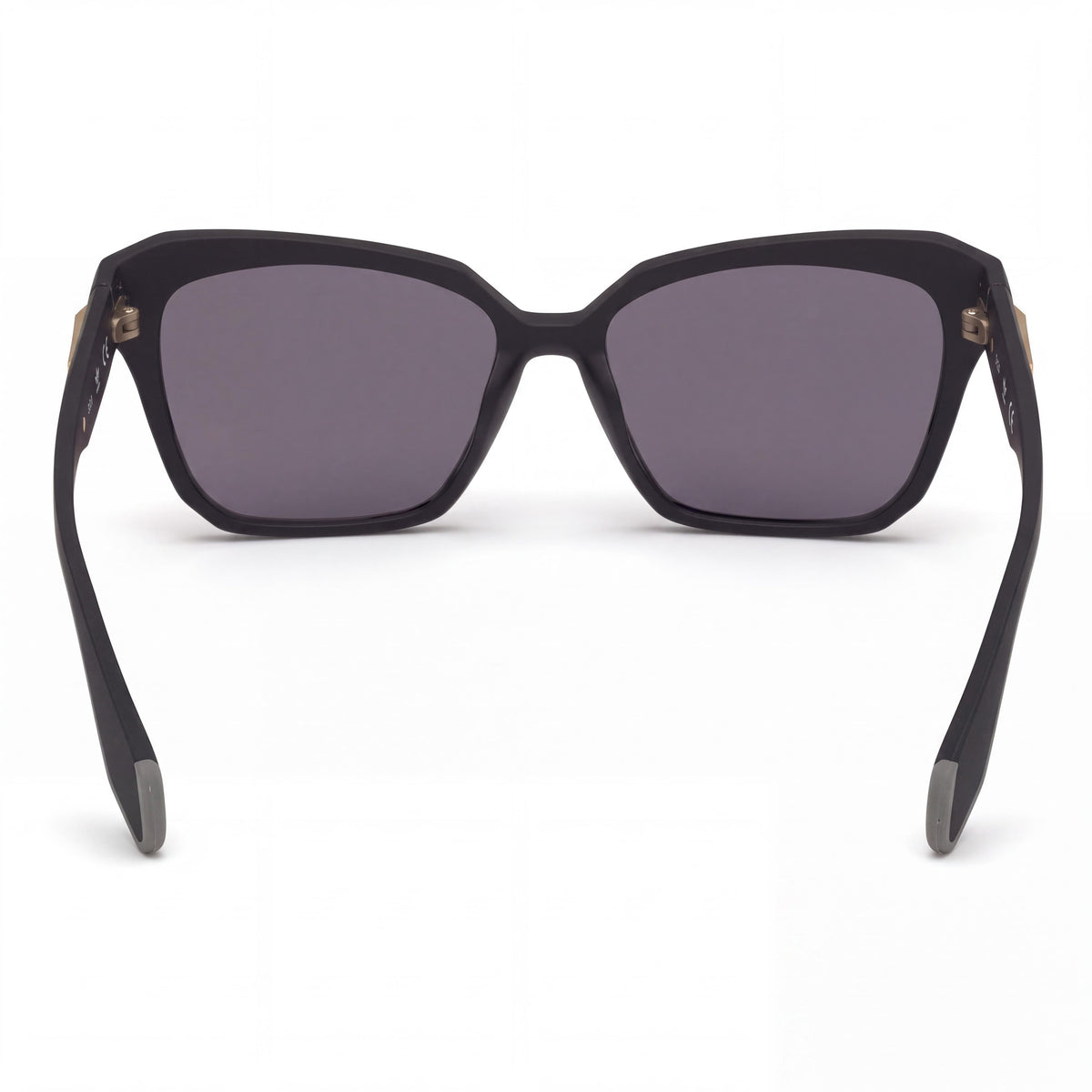 adidas Originals OR0038 Women's Black Smoking Lens Plastic Cat Eye Sunglasses 55mm UV Protection, Photo 3