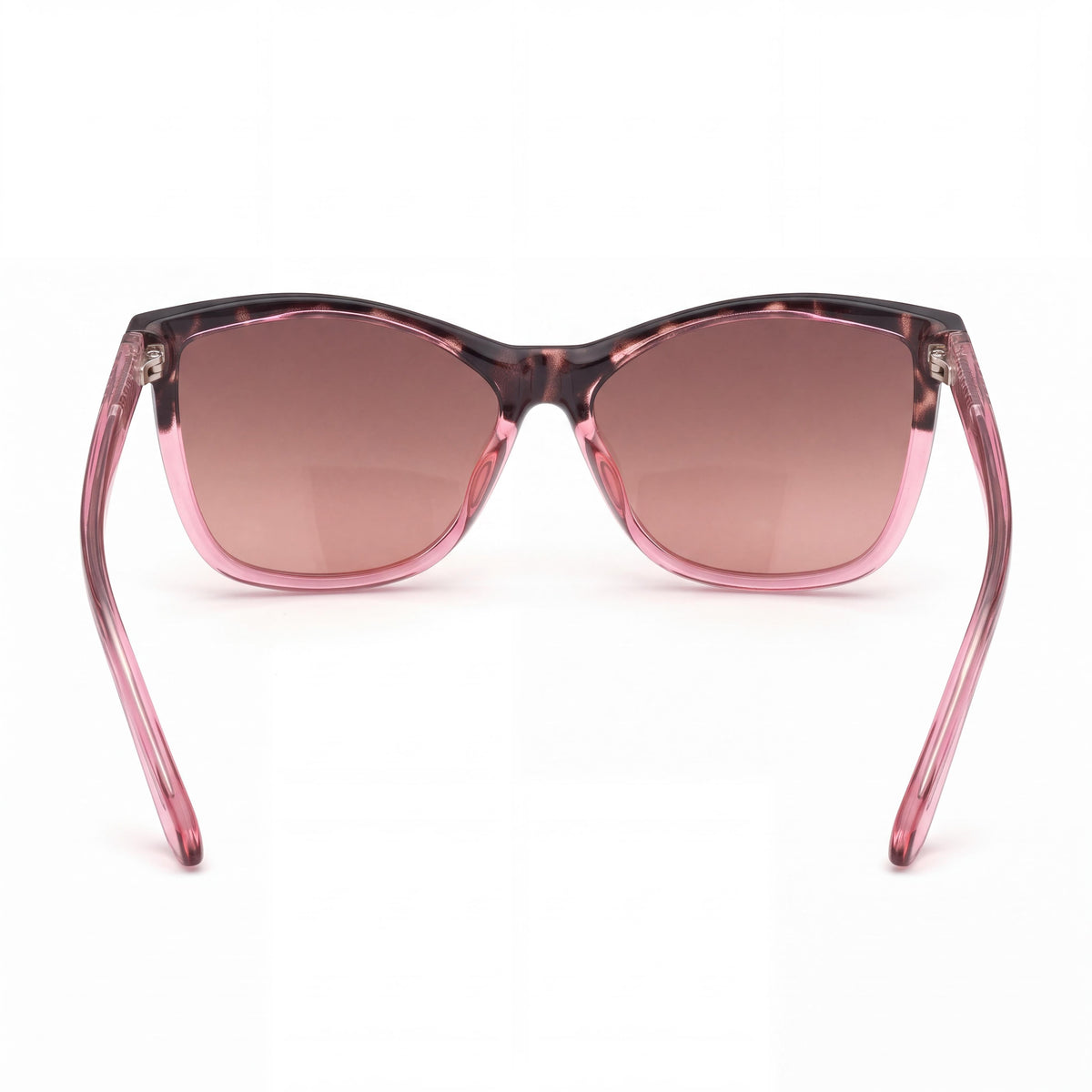 Gafas de sol de mujer de plástico inyectado, cuadradas, clásicas, de GUESS, espejo rosa brillante burdeos 57mm, Photo 4
