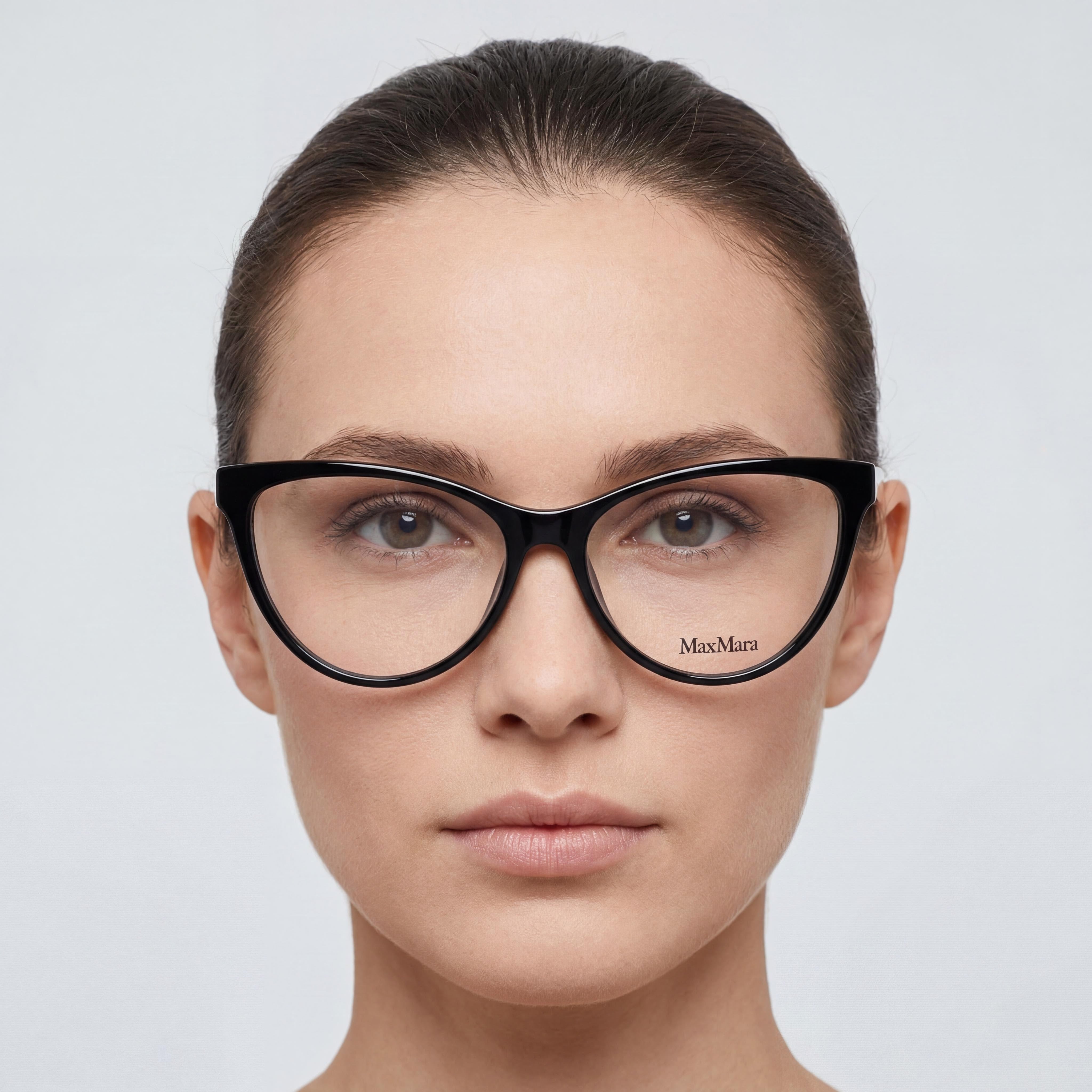 MaxMara MM5011 Women's Shiny Pink Acetate Optical Eyeglasses Frames for Prescription Lenses 55/15/140, Photo 4