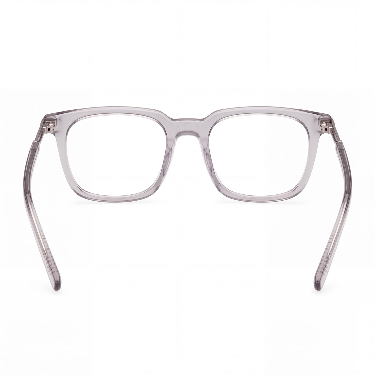 Montura de gafas para hombre Ermenegildo Zegna 5273, clásica, de plástico gris brillante, policarbonato multicolor, tamaño 52 mm, Photo 3