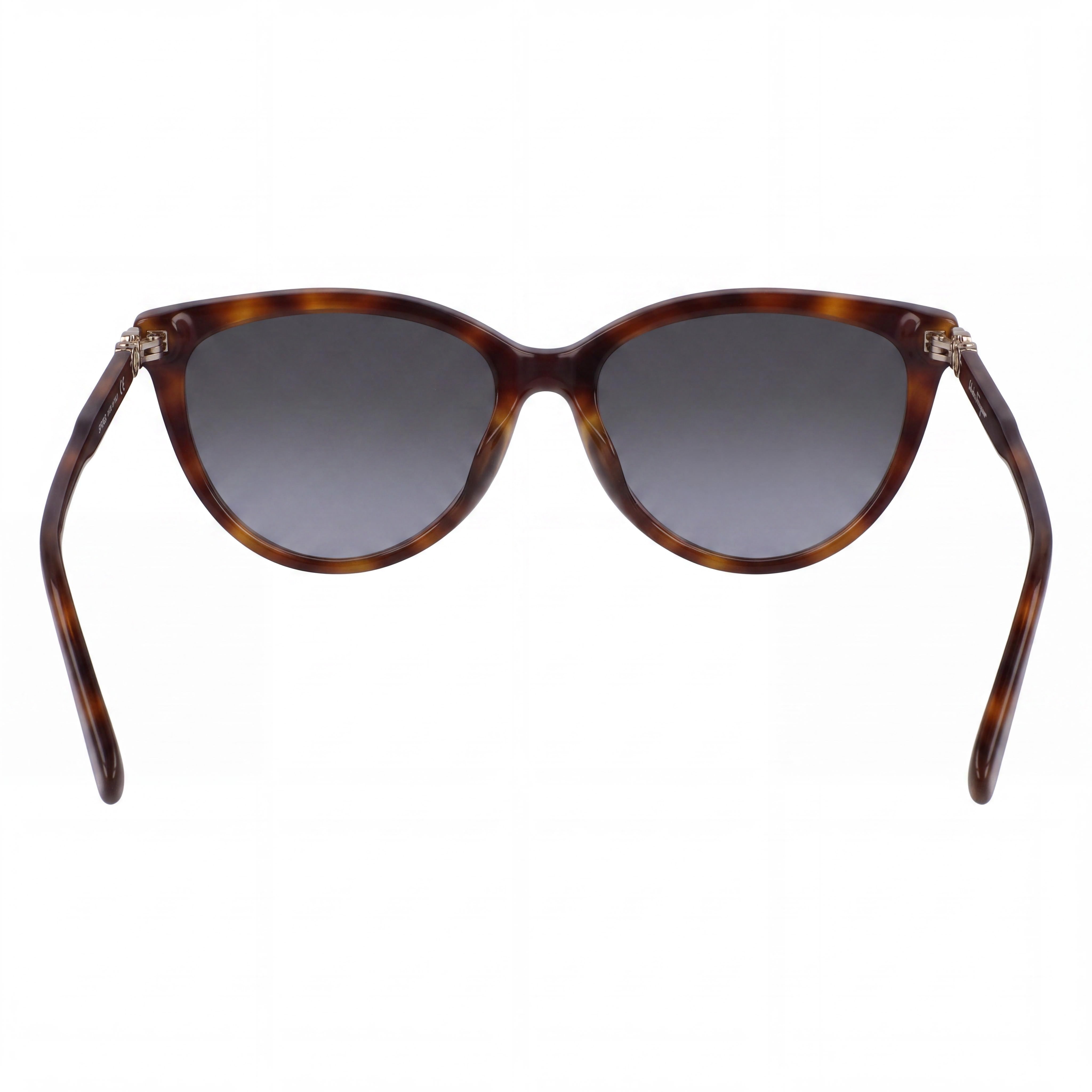 Salvatore Ferragamo SF2870SL Unisex Tortoise Acetate Gradient Grey UV Sunglasses 55mm, Photo 3