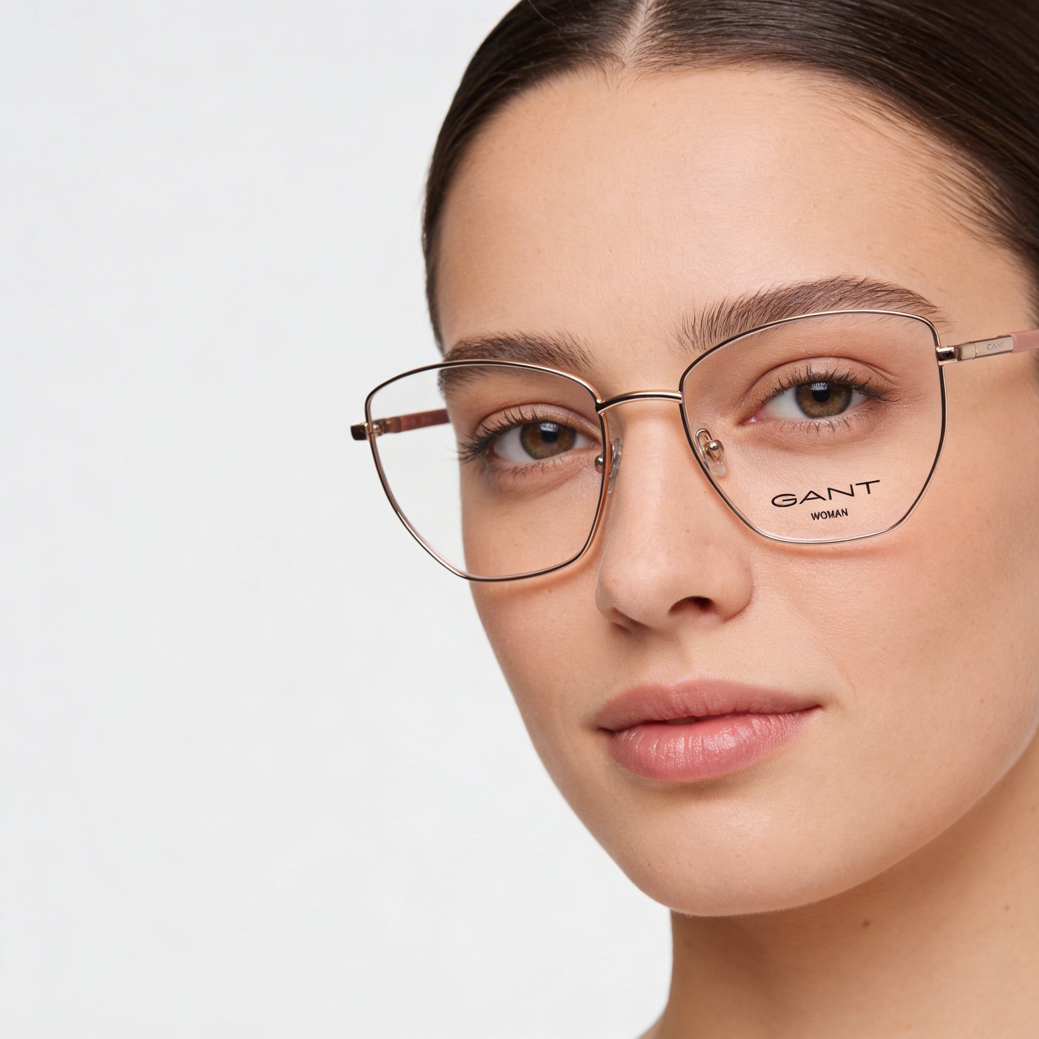 GANT Ga4111 Women's Metal Frame Shiny Rose Gold & Light Pink Optical Eyeglasses 54-17-140mm, Photo 4
