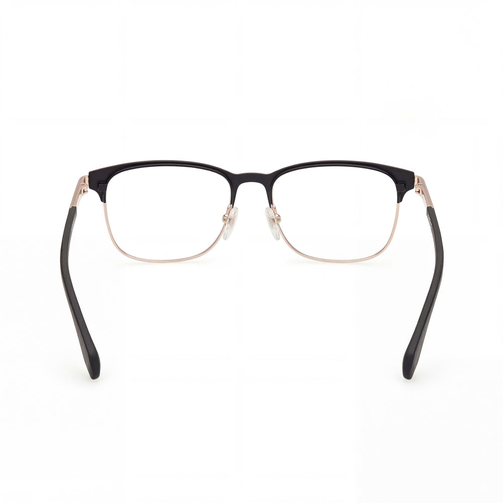 Gafas de sol adidas Originals Navigator para hombre, montura metálica negra, lentes compuestas multicolor, 52-16-145