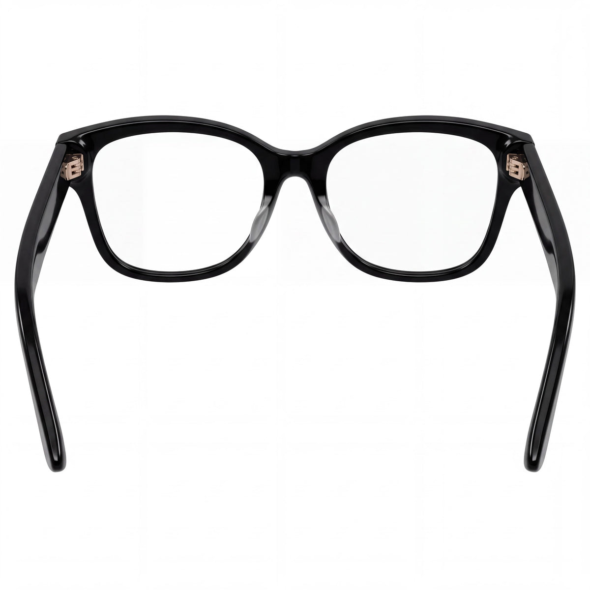 Gafas graduadas cuadradas Gucci GG1340O de montura completa de plástico negro con logo dorado para mujer, lentes de plástico transparente de 54 mm, Photo 2