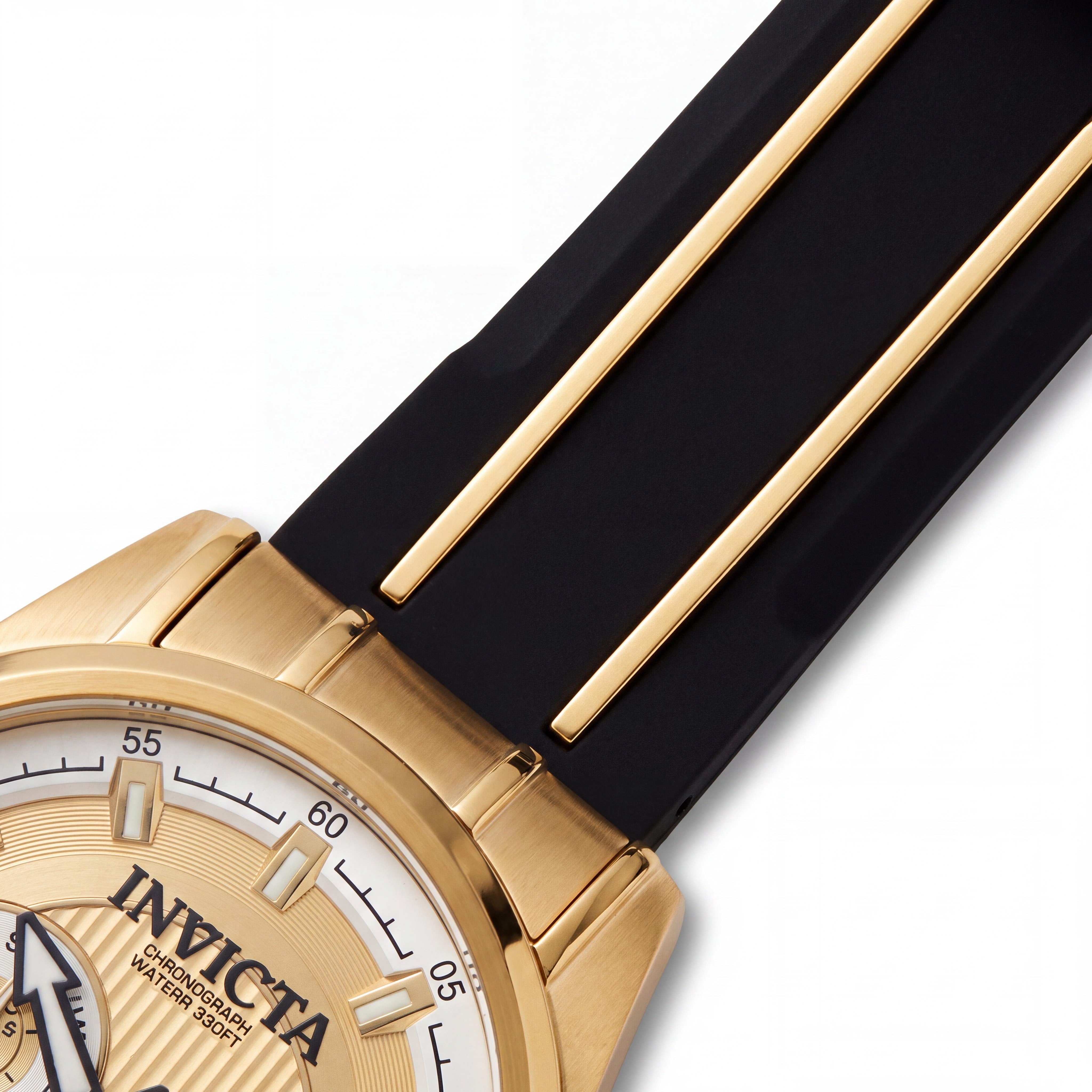 Invicta Speedway 49056 Unisex Quartz Stainless Steel Gold 48mm 10 ATM Water Resistant Watch, Photo 3
