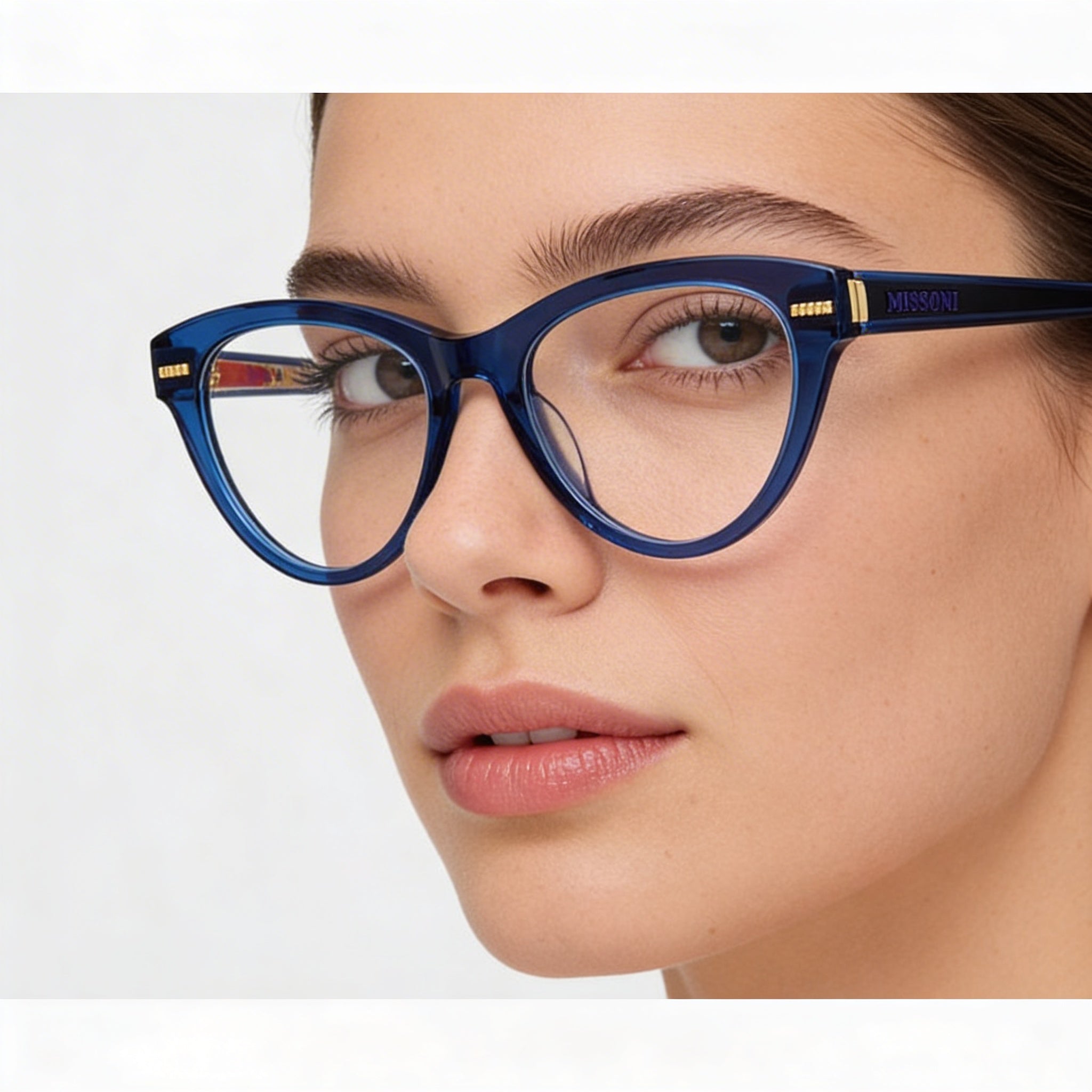 Missoni Mis 0073 Women's Eyewear: Havana Frame Color, Acetate Frame Material, 51mm Lens Width, Photo 5