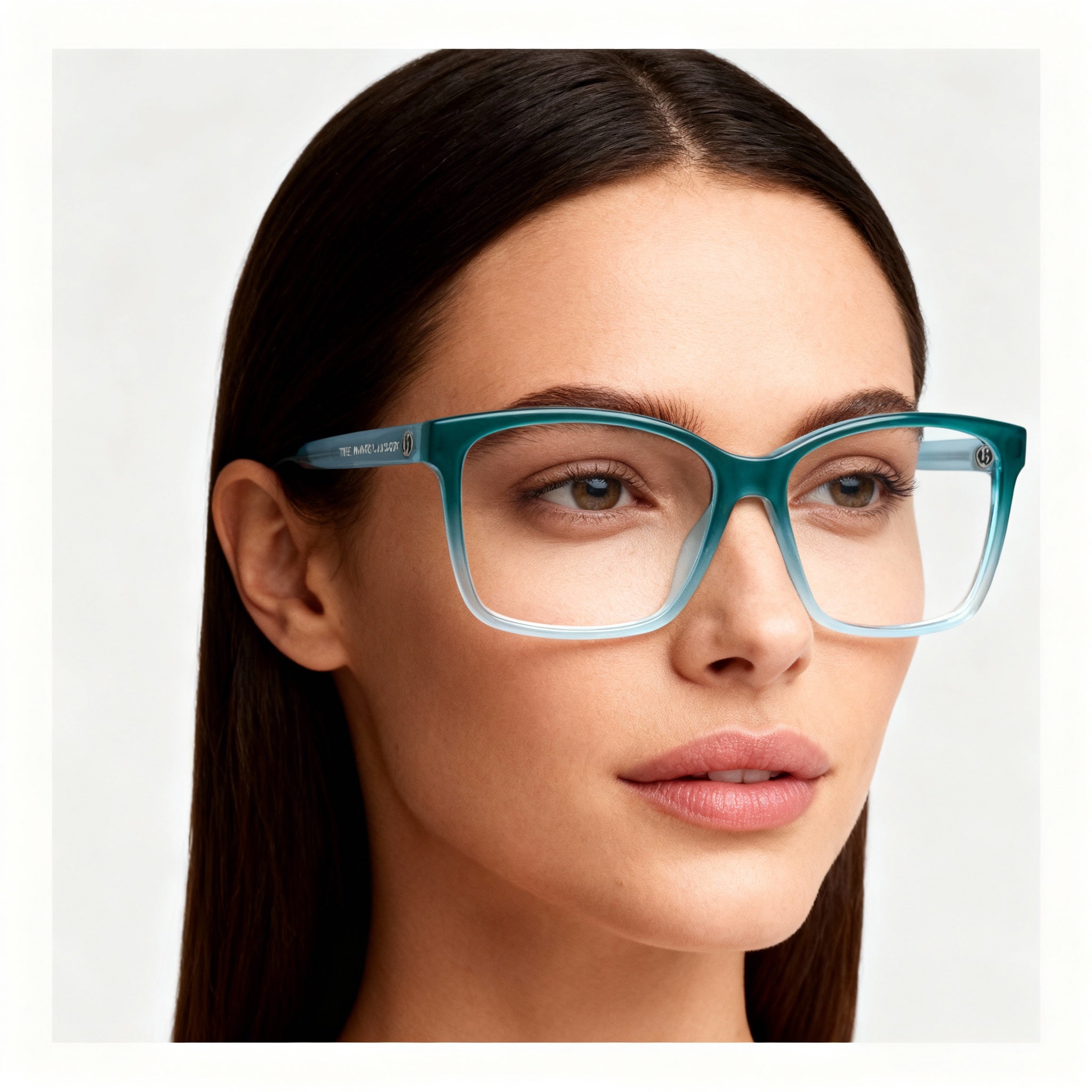Marc Jacobs Contemporary Marc 558 Women's Acetate Optical Eyeglass Frames Green Azure 53-15-140mm, Photo 5