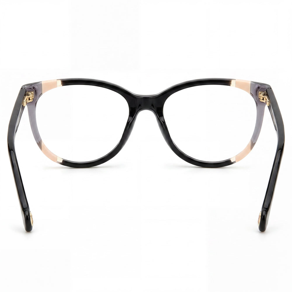 Carolina Herrera Women's CH 0064 Acetate Black Nude Frame Polycarbonate Lenses UV Protected Sunglasses 55mm