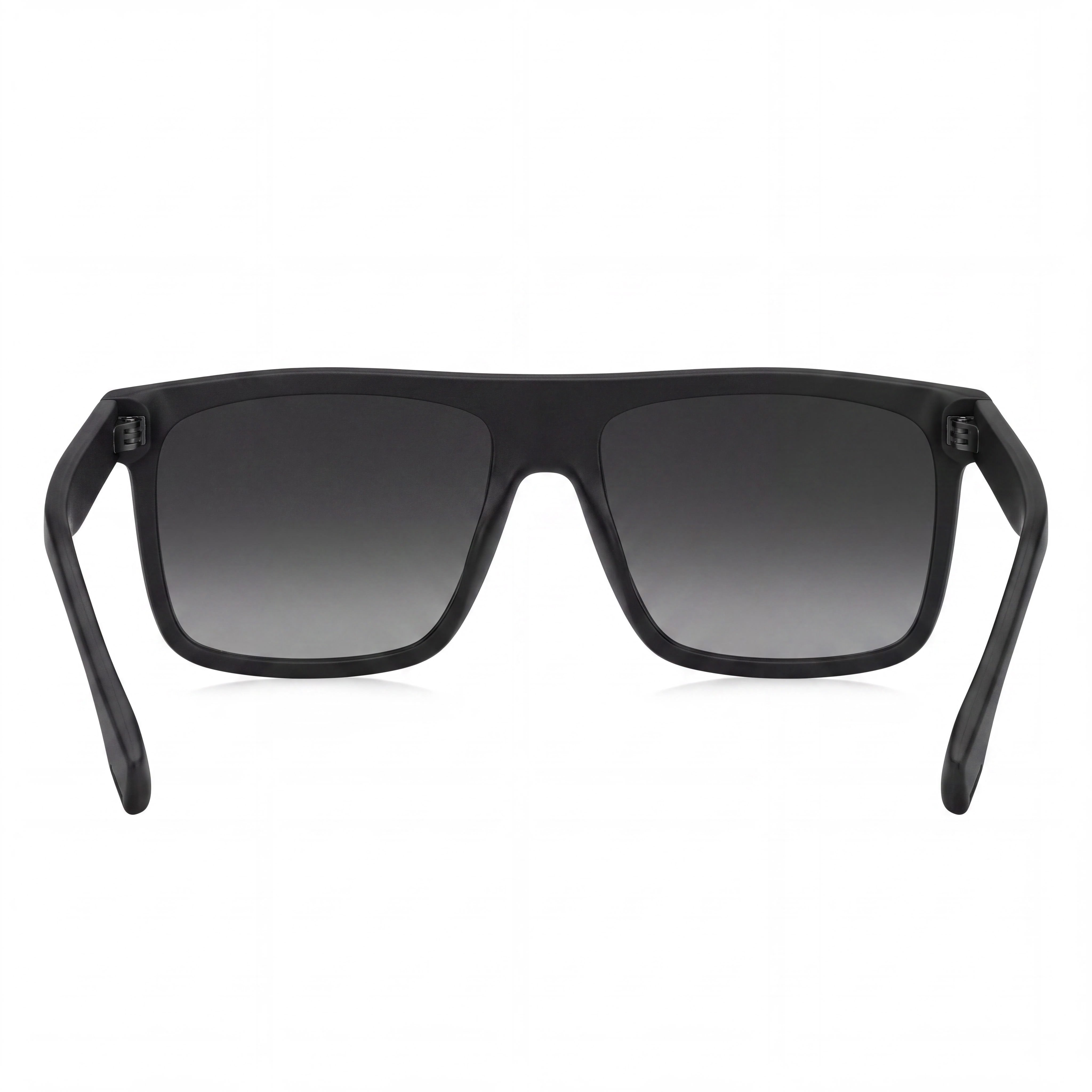 HUGO BOSS BOSS 1440/S Men's Polarized 100% UV Acetate Sunglasses, Matte Black with Grey Shaded Lenses, 59mm, Photo 4