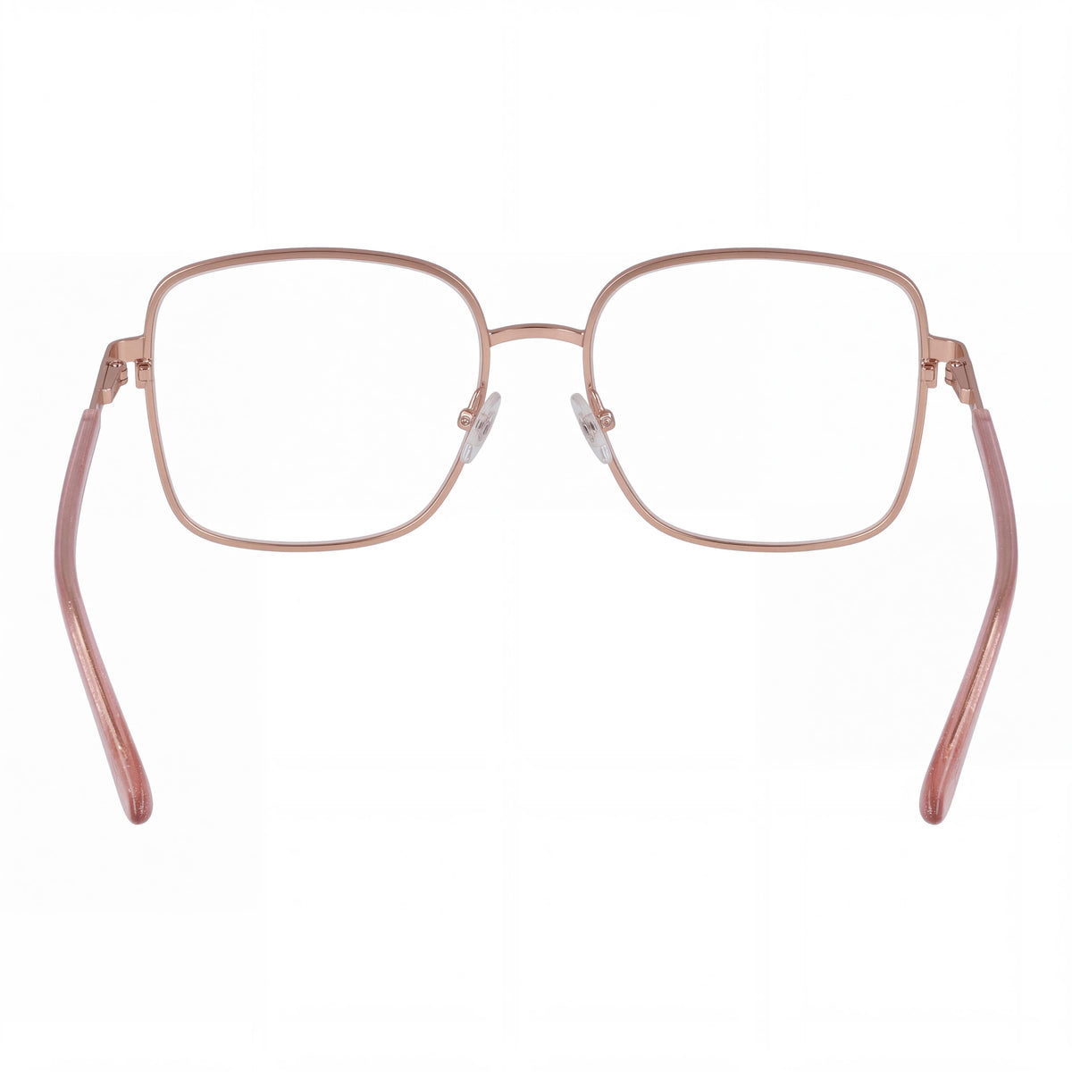 Gafas graduadas de metal para mujer GUESS GU291402954 de estilo casual en oro rosa mate, 54 mm, Photo 2