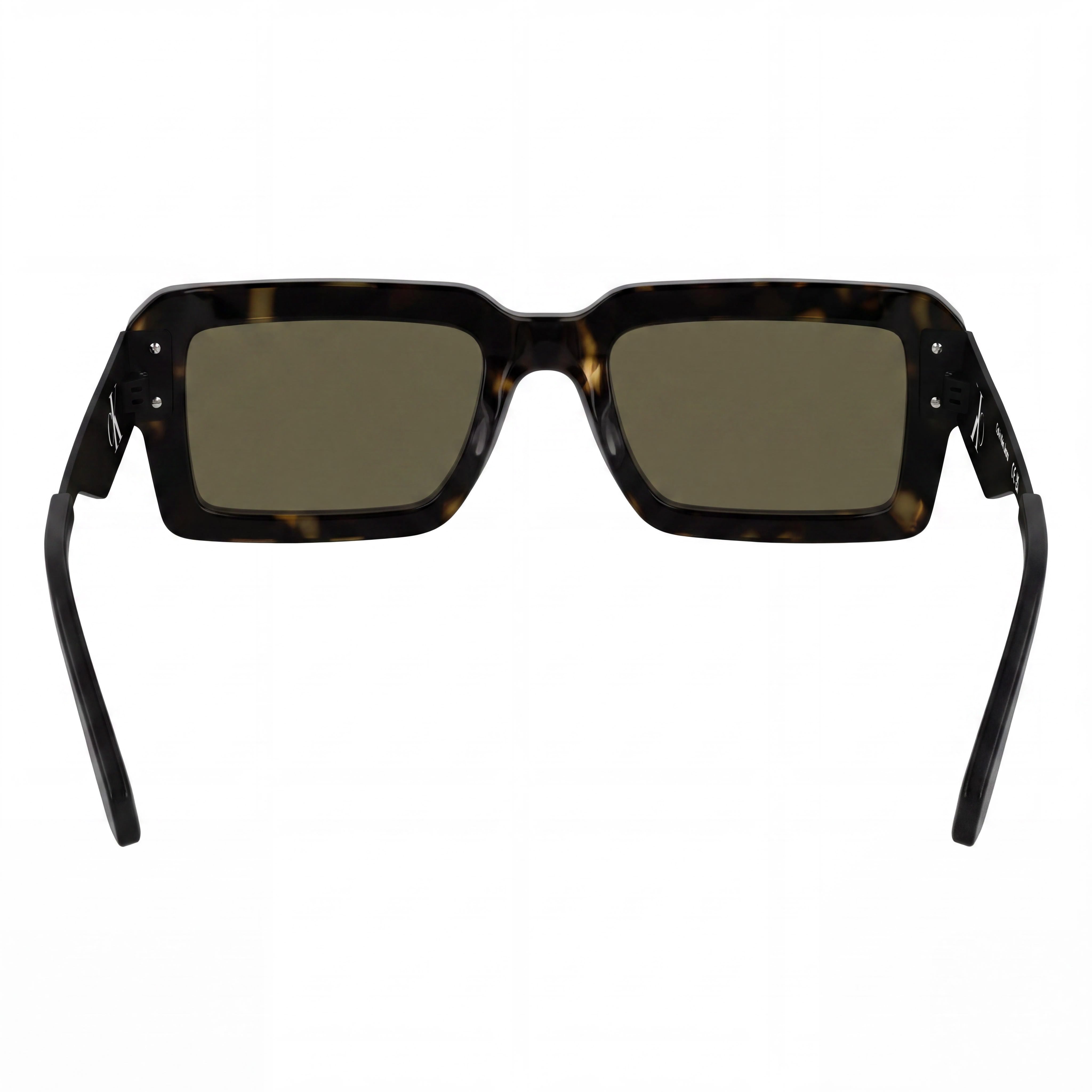 Calvin Klein Ckj25606s Unisex Dark Havana Montura de Plástico Lentes Marrones Sólidas con Protección UV Sin Polarizar 52mm, Photo 3