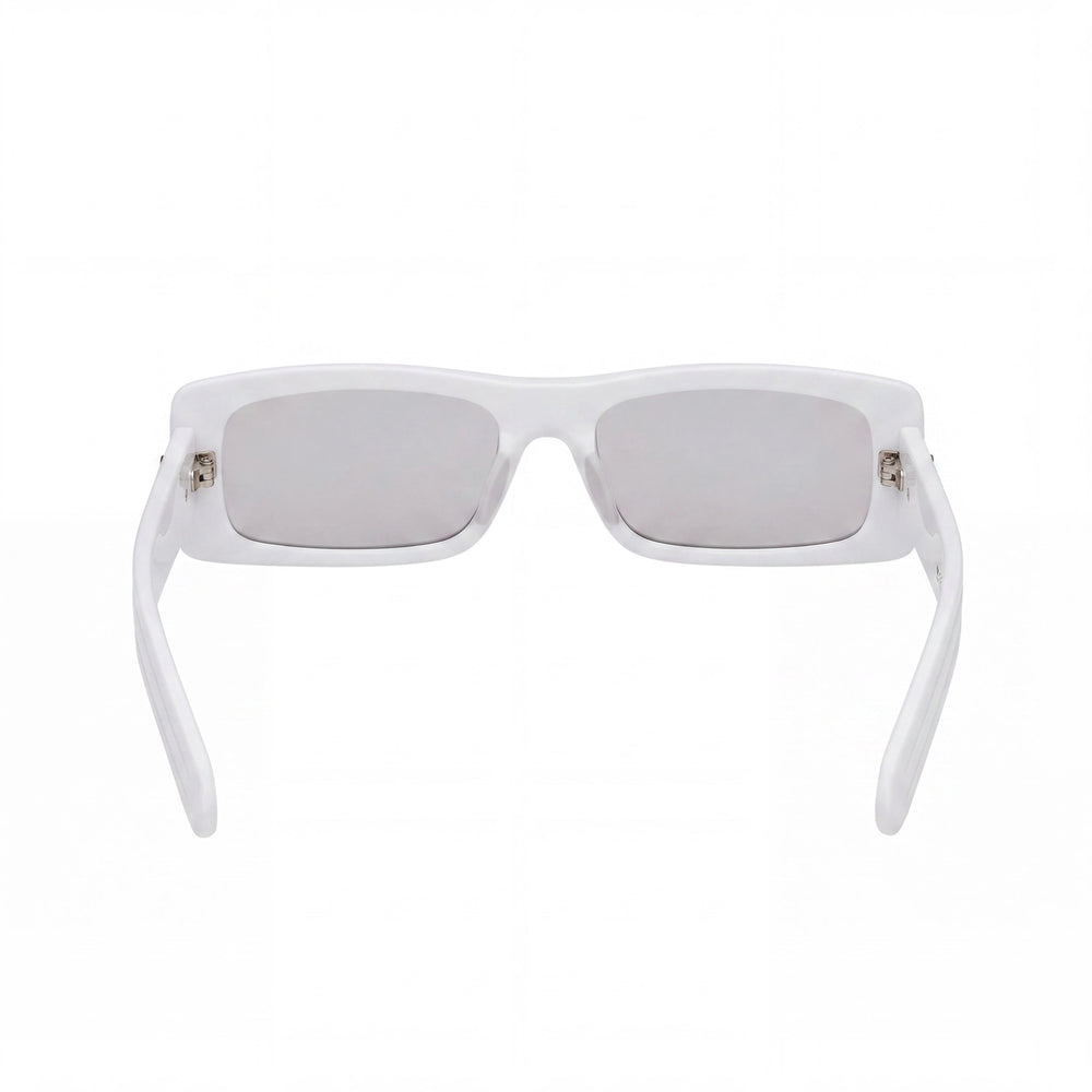 Adidas Originals Or0124 Men's Lightweight Eyewear with White Frame, Lens 55mm, Bridge 16mm, Temple 140mm