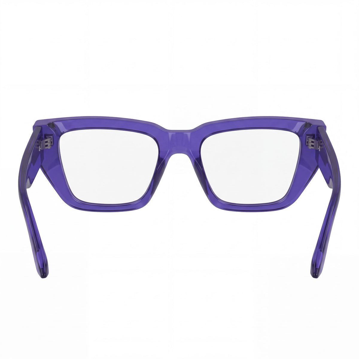 KARL LAGERFELD Modern Women's Violet Injected Frame Sunglasses with Polycarbonate Lenses and UV Protection 52mm, Photo 4