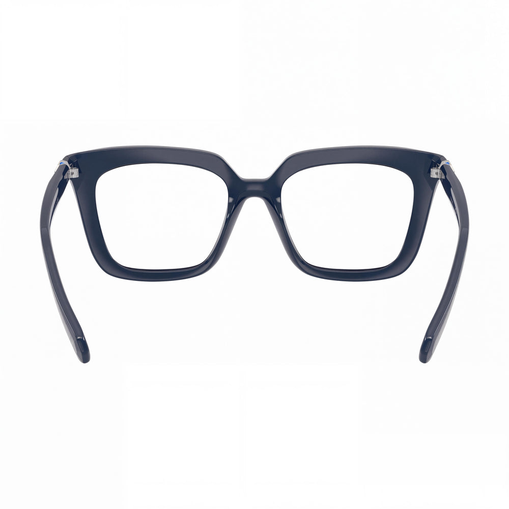Montura de gafas graduadas Swarovski Sk2043 para mujer, cuadrada, de plástico, color azul, 51-18-140