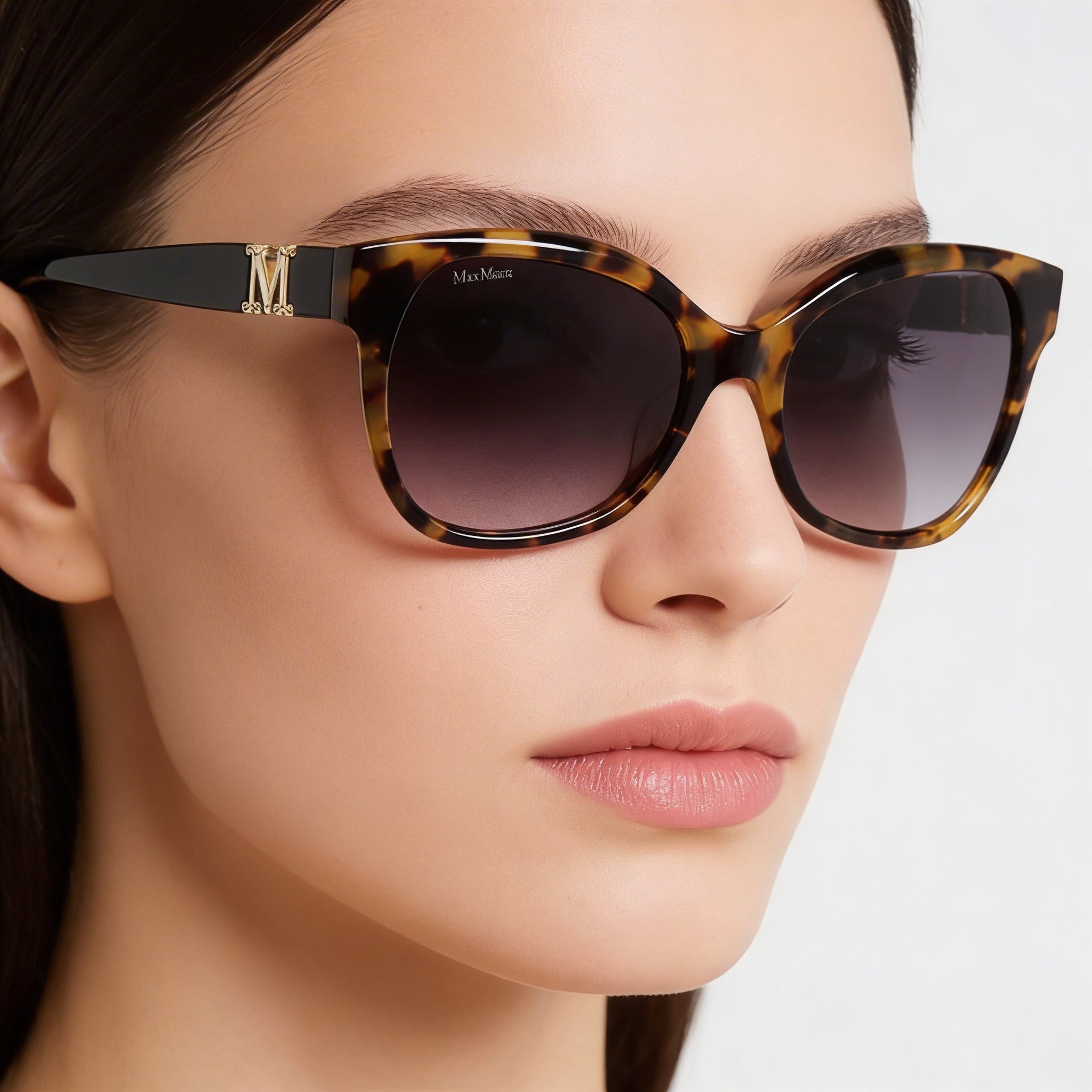 Gafas de sol MaxMara Casual para mujer de acetato color Habana/Otros tonos ahumados degradados de 56 mm, Photo 3