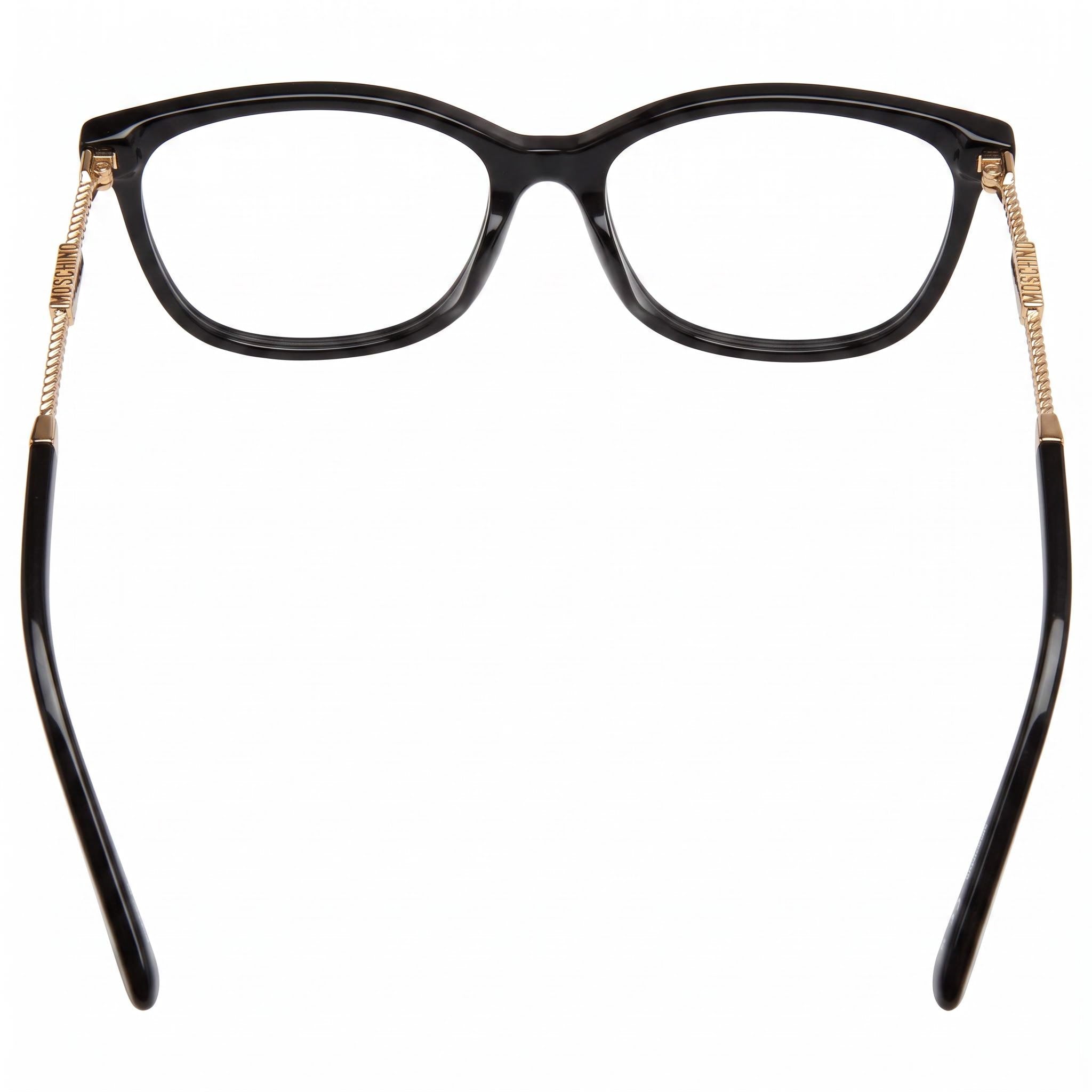 Gafas de sol Moschino Mos616/f de estilo moderno para mujer con montura de acetato negro y lentes de policarbonato de 54 mm de ancho, Photo 3