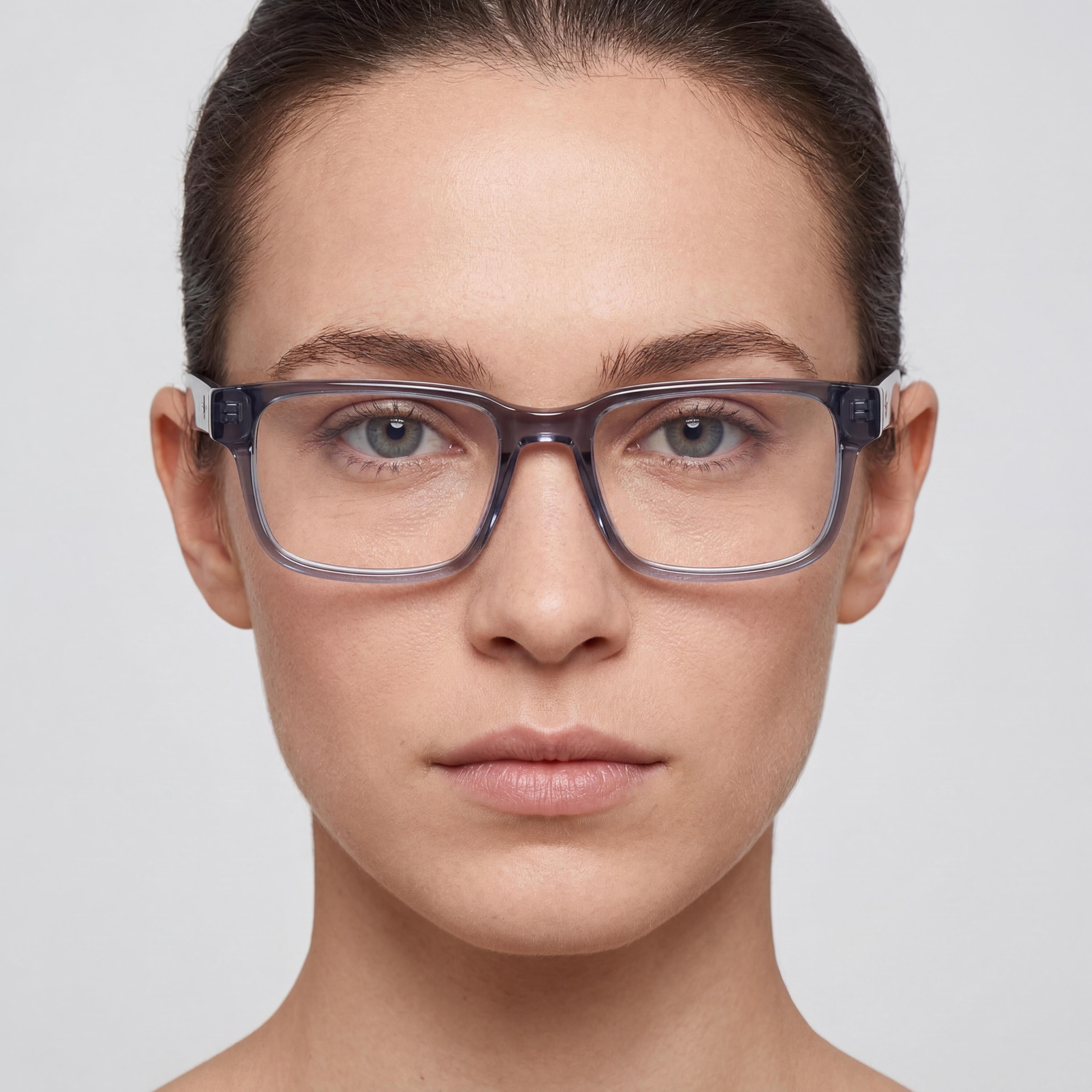 GANT Contemporary Unisex Shiny Light Blue Eyeglasses, Lens Width 53mm, Bridge Width 17mm, Temple Length 145mm, Photo 3