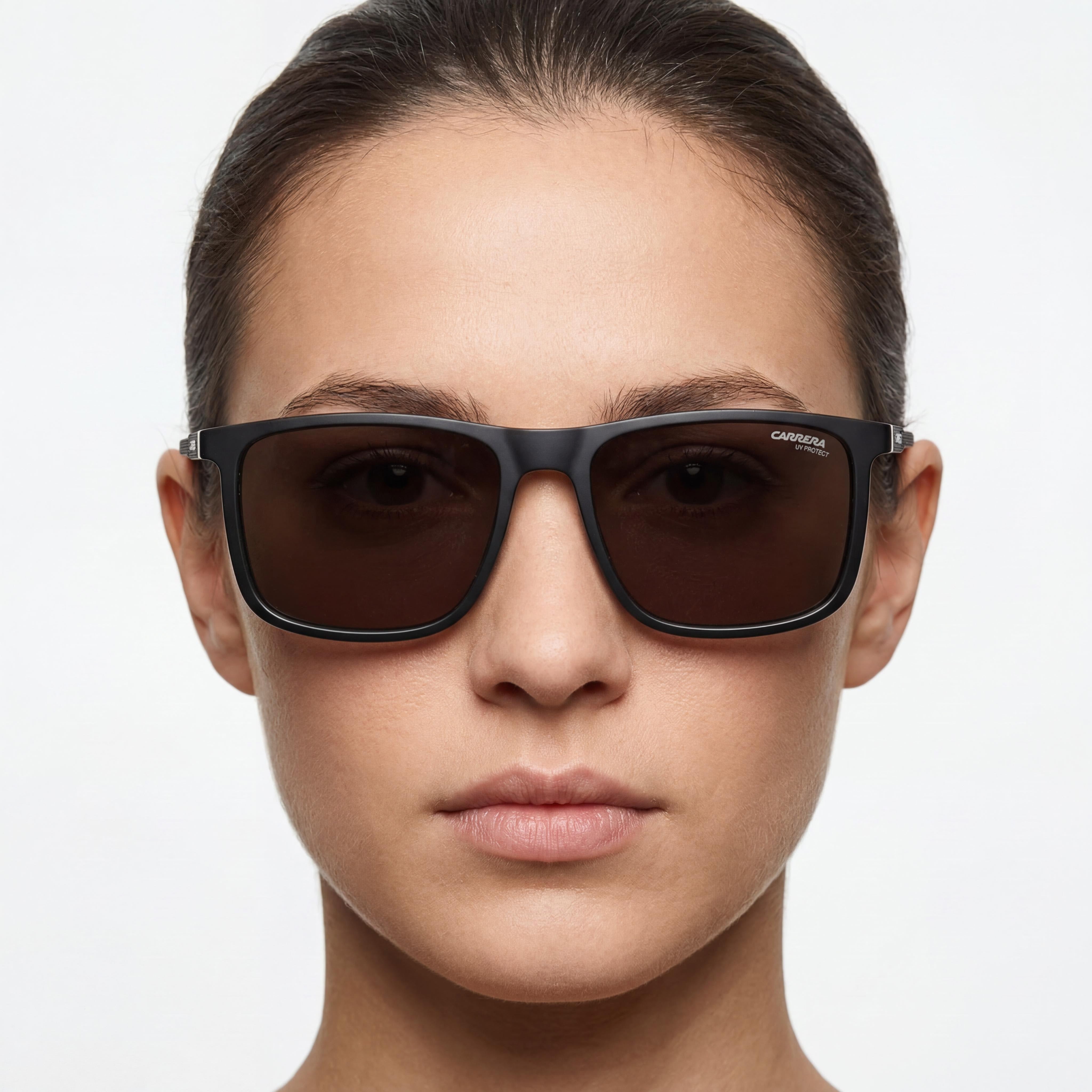 Gafas de sol unisex Carrera 231/S de poliamida negra con lentes de policarbonato negras con protección UV de 55 mm, Photo 5