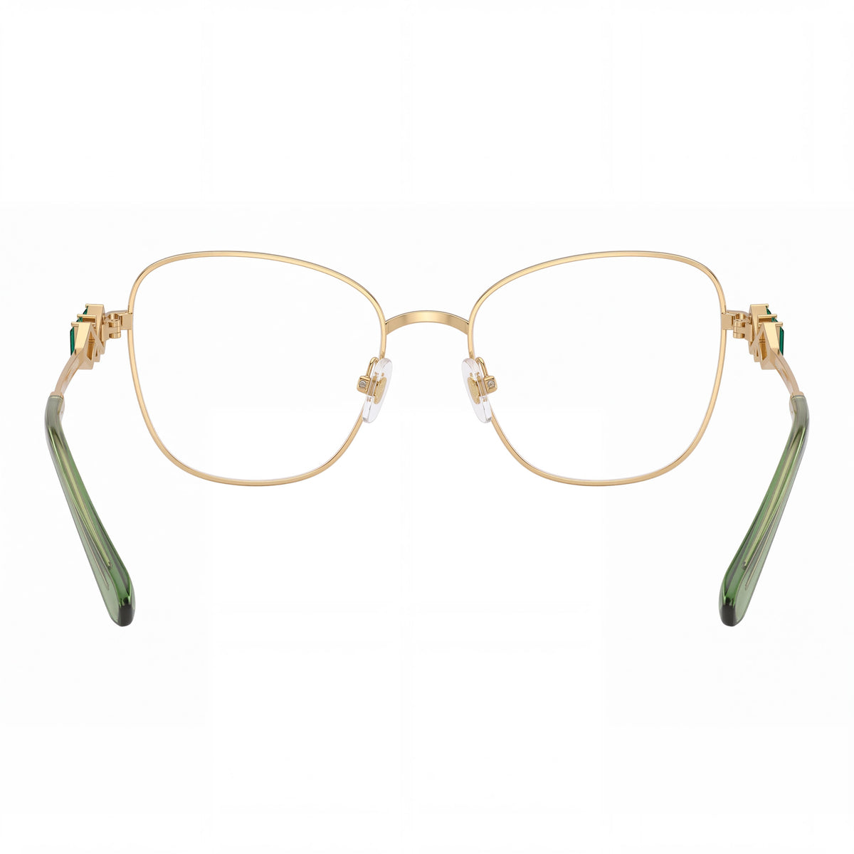 Gafas graduables SWAROVSKI OPTIK Sk1025 para mujer, de montura cuadrada de metal dorado y lentes de demostración, 54 mm, Photo 4