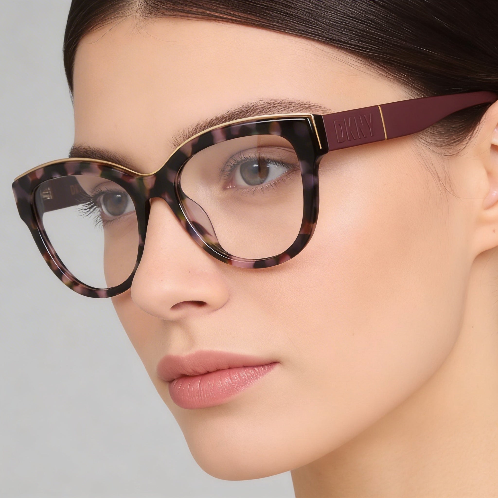 DKNY Classic Women's Blush Tortoise Acetate Sunglasses 52mm, Photo 5