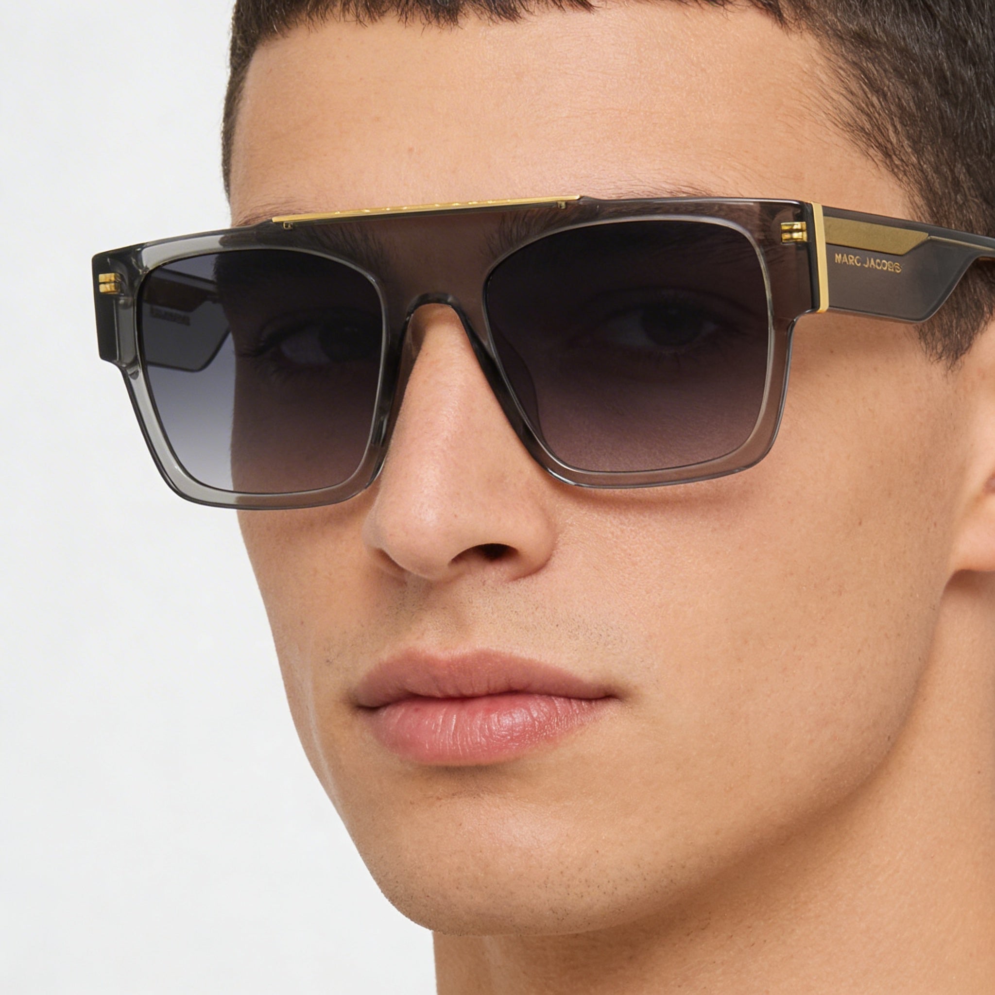 Marc Jacobs Marc 757/S Men's Grey Acetate Dark Grey Shaded Sunglasses 54mm, Photo 4