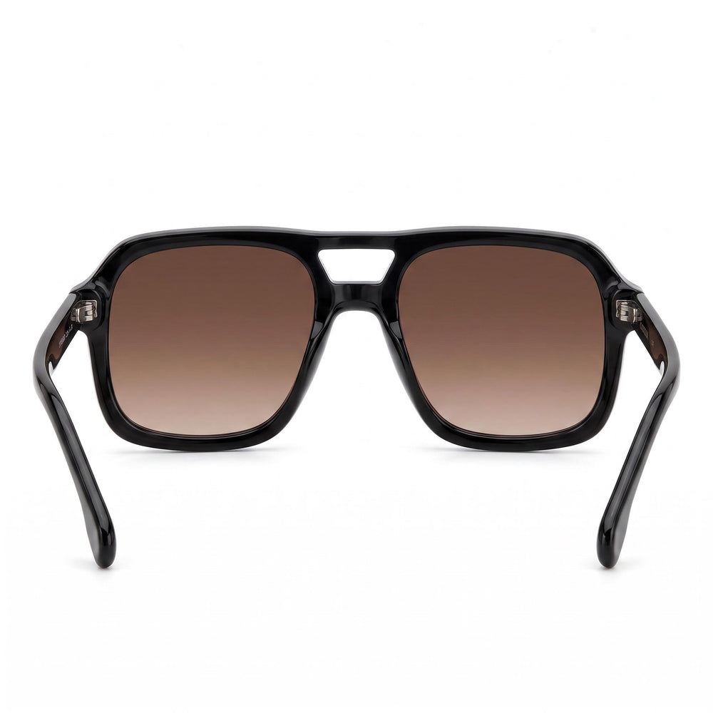 Carrera 317/S Men's Black Plastic Frame Brown Shaded UV Protection Non-Polarized 55mm