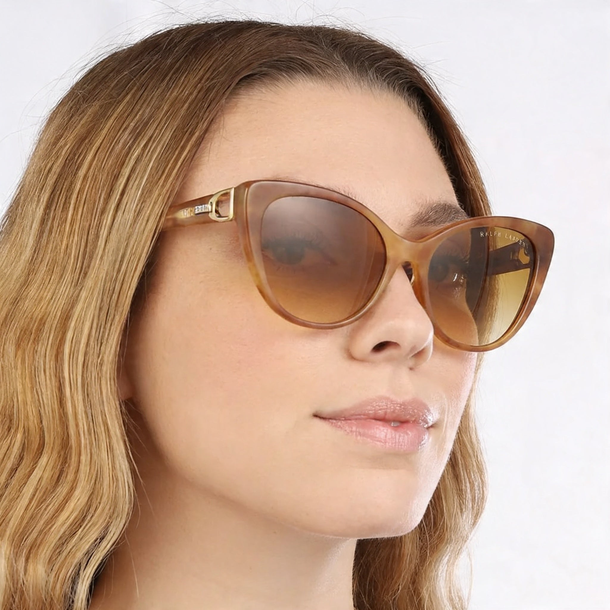 Ralph Lauren Classic Women's Sunglasses with Multicoloured Composite Frame and Multi-coloured Glass Lenses, Photo 4