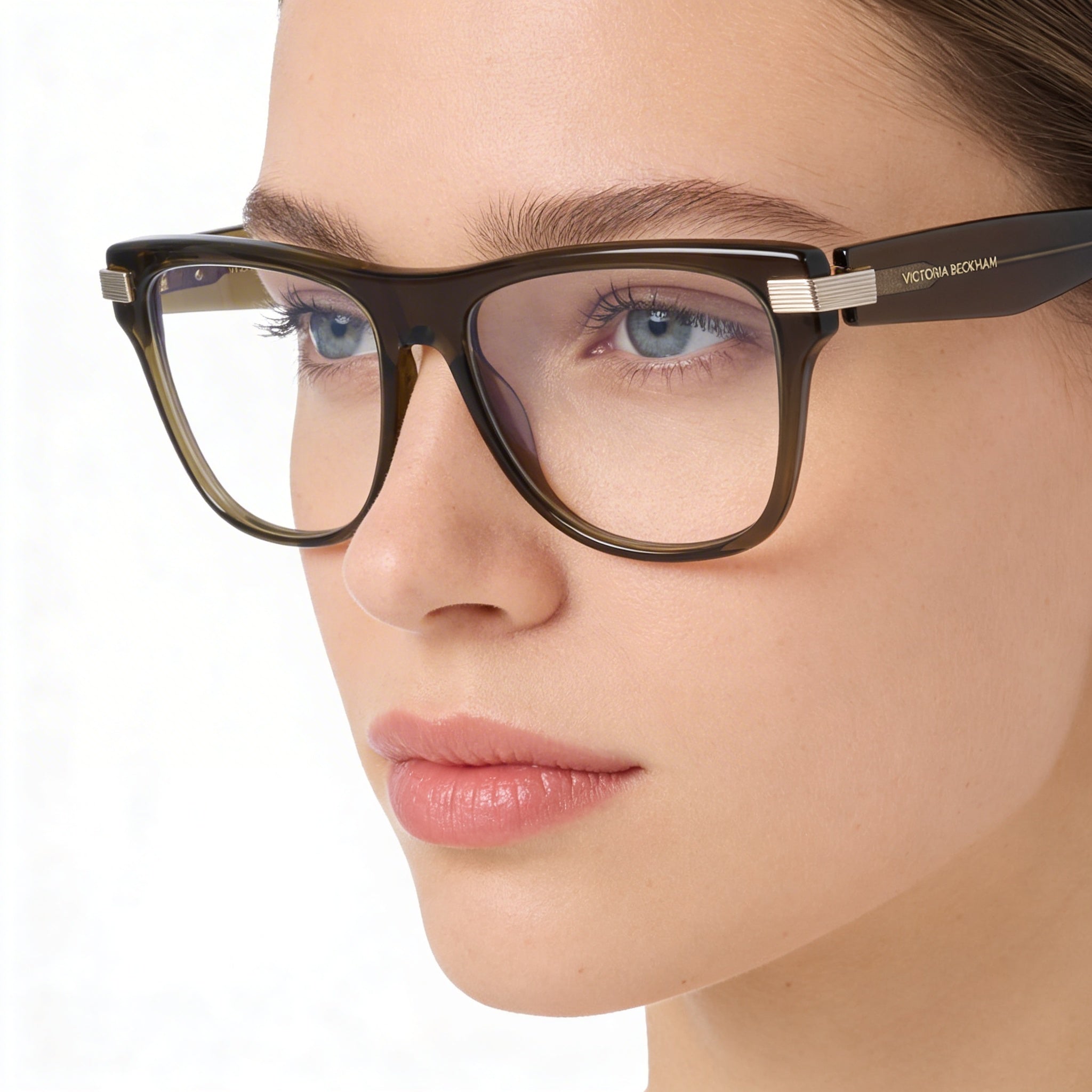 Victoria Beckham Vb2676 Khaki Women's Optical Frames featuring 53mm Lens, 16mm Bridge, 140mm Temple, Photo 5