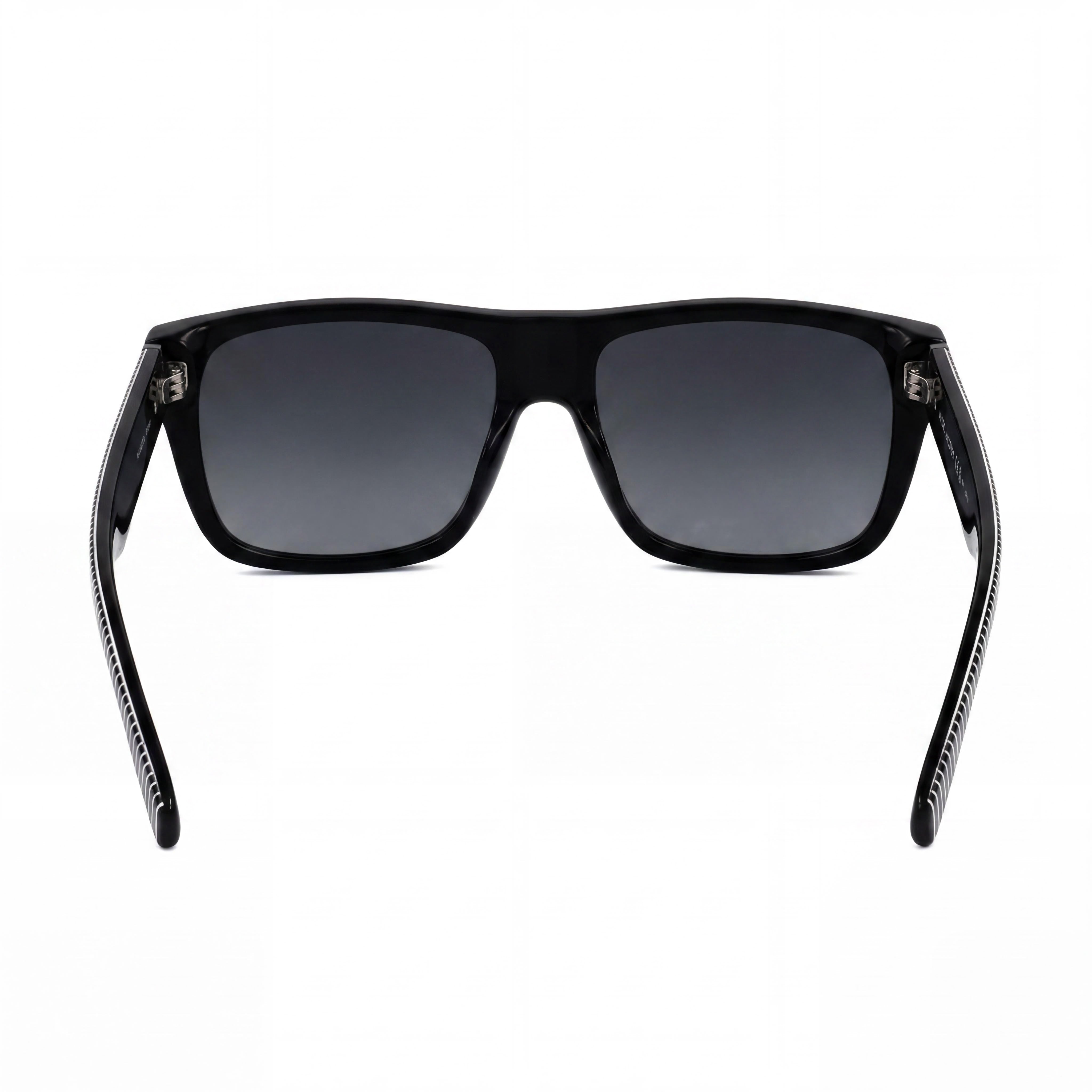 Gafas de sol Marc Jacobs Marc096/S para mujer, cuadradas, de plástico, no polarizadas, color negro, con lentes degradados en gris oscuro y protección UV 400, 57 mm, Photo 4