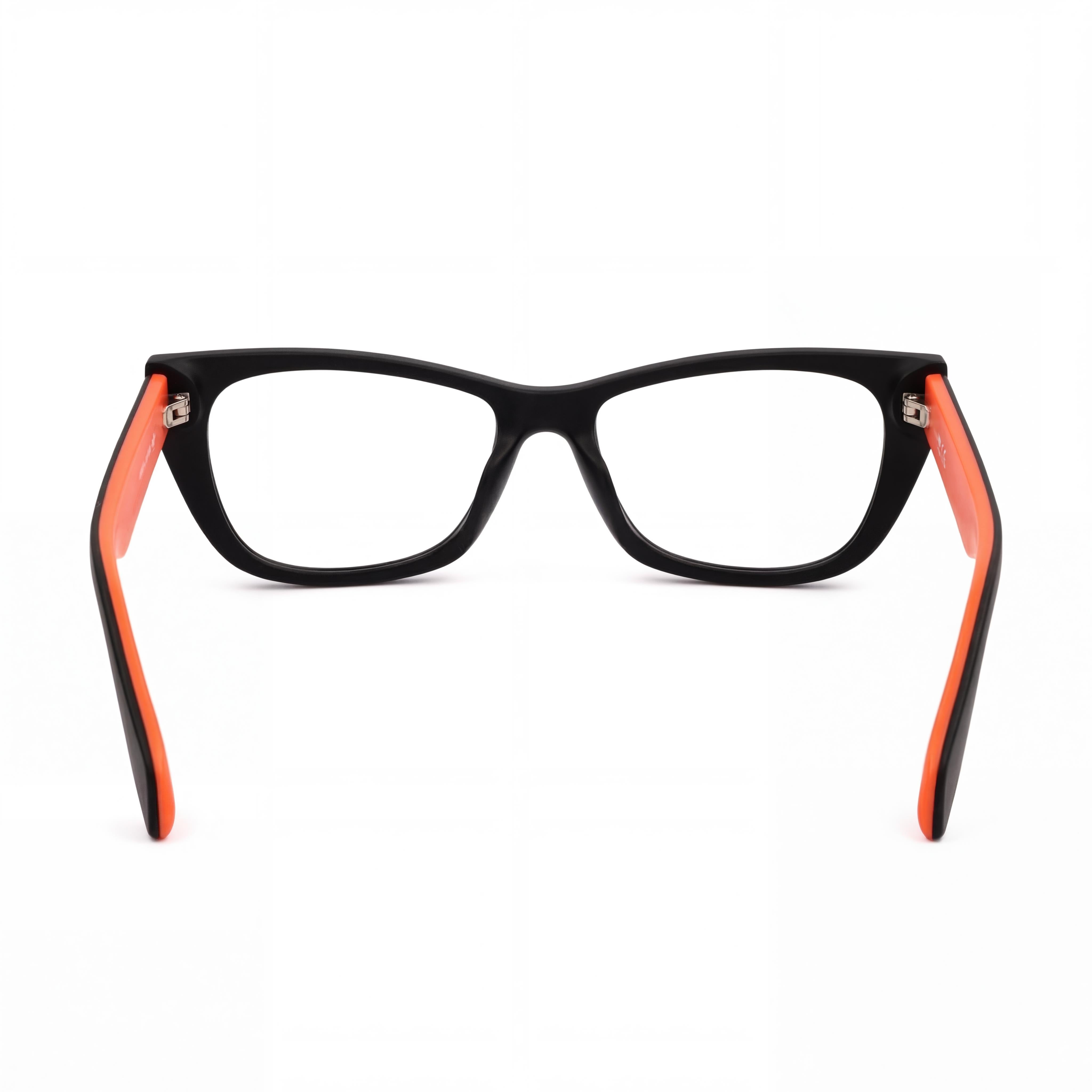 Adidas Originals OR5010 - Montura oftálmica inyectada para mujer, color negro mate, lentes de policarbonato transparente, ancho de lente de 55 mm, Photo 3