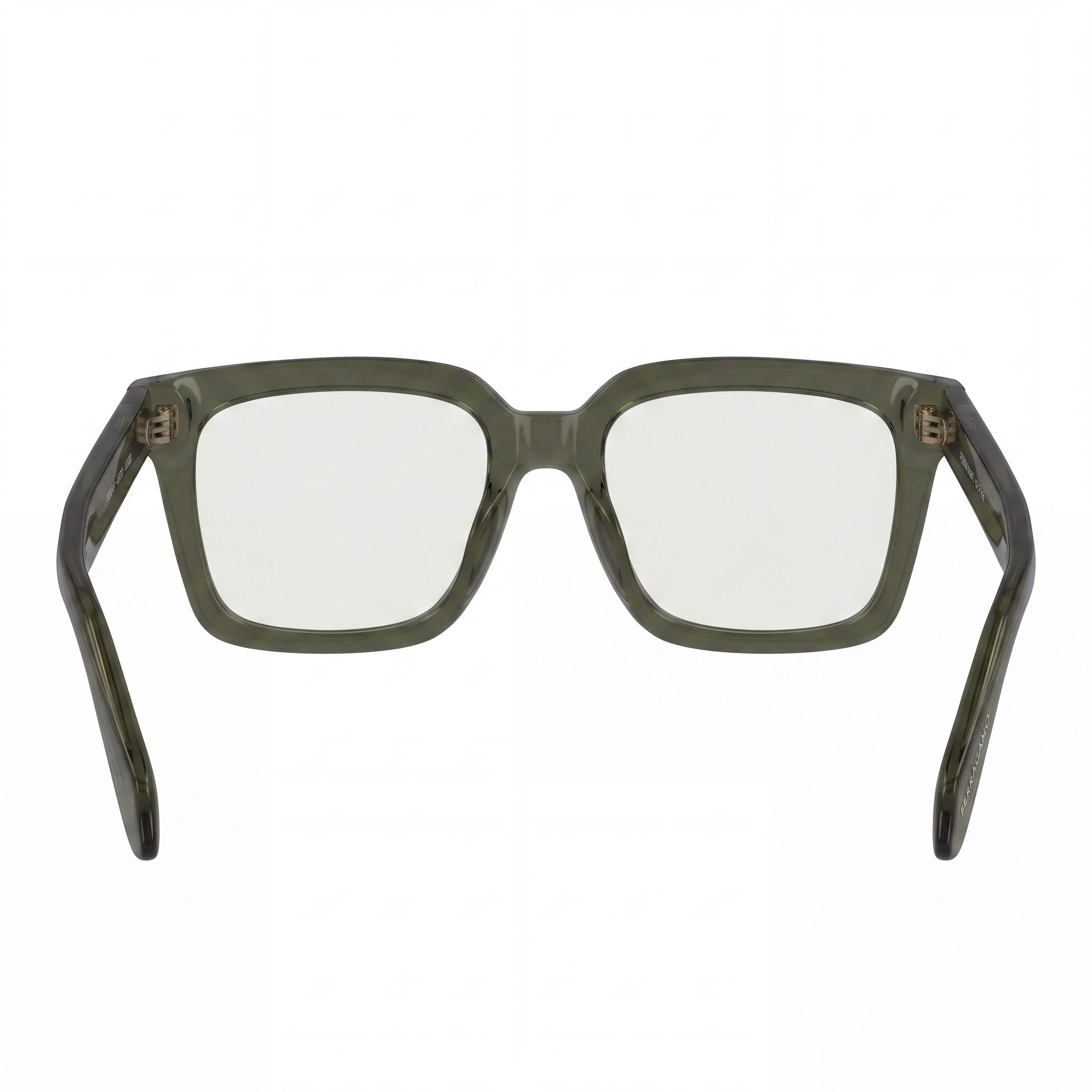 Gafas Salvatore Ferragamo Sf2985 de Acetato Transparente Caqui para Hombre 52mm, Photo 3