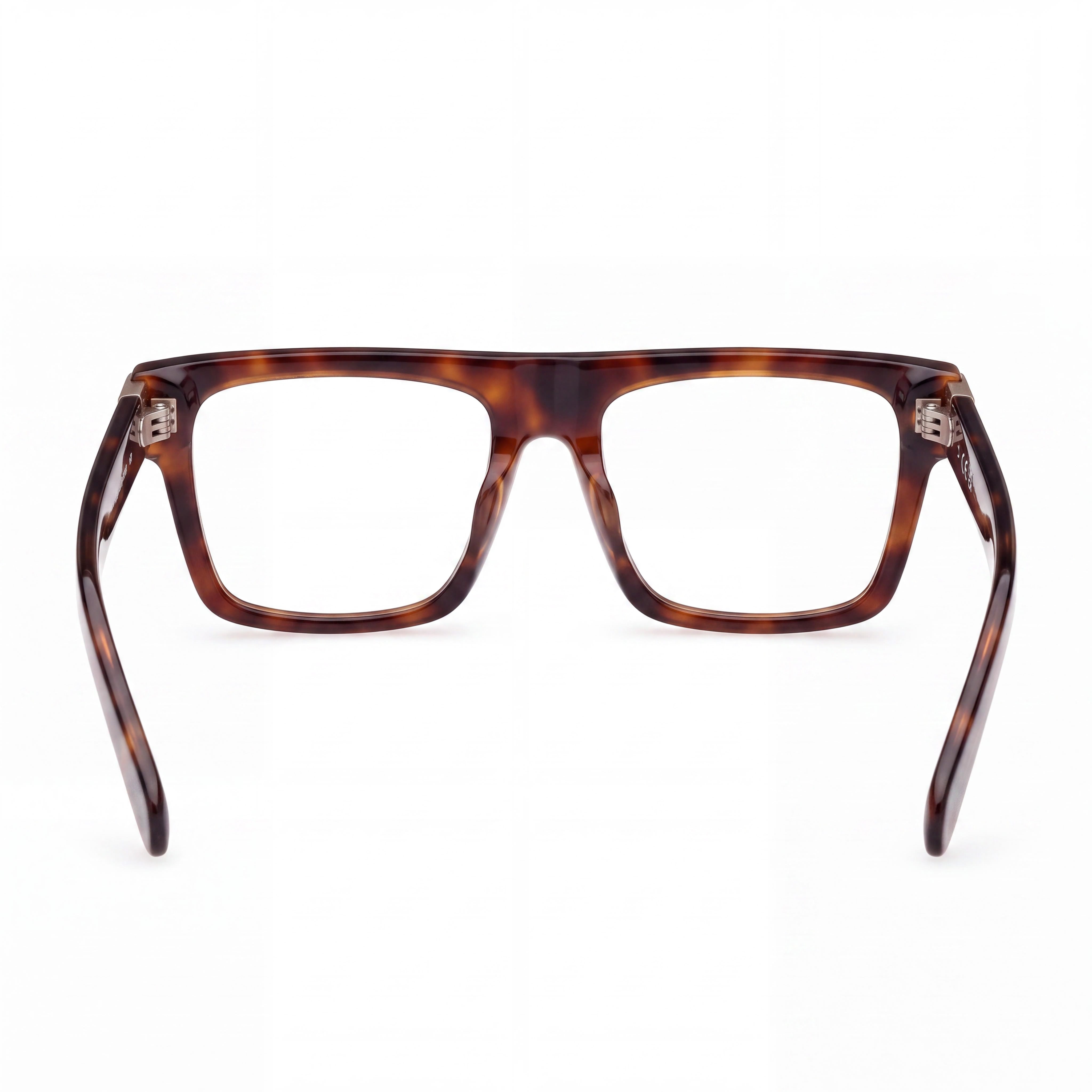 adidas Originals Or5103 Men's Plastic Frame Eyeglasses Dark Havana with Clear Non- Lenses 53mm, Photo 4