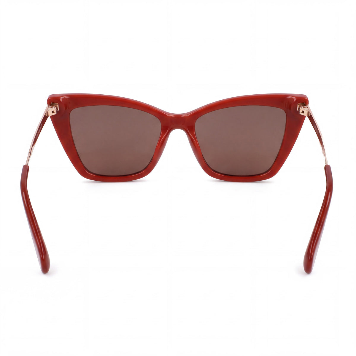 Max & Co. Modern Women's Shiny Red Injected Frame Sunglasses with Polycarbonate Lenses 54mm, Photo 3
