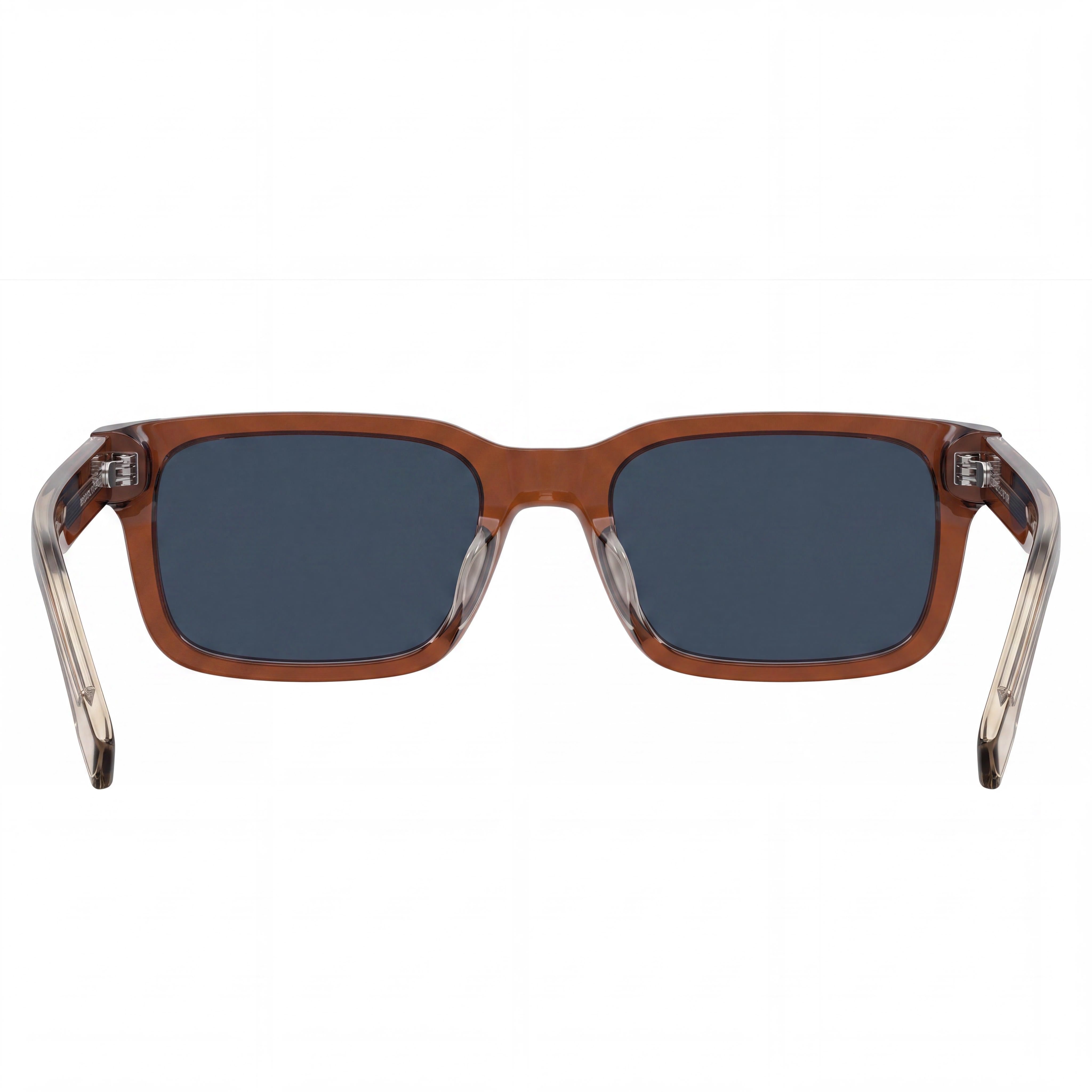Hugo Boss Men's Boss 1628/S Acetate Sunglasses, Brown Frame, Blue Lenses, 100% UV Protection, 54mm, Photo 4