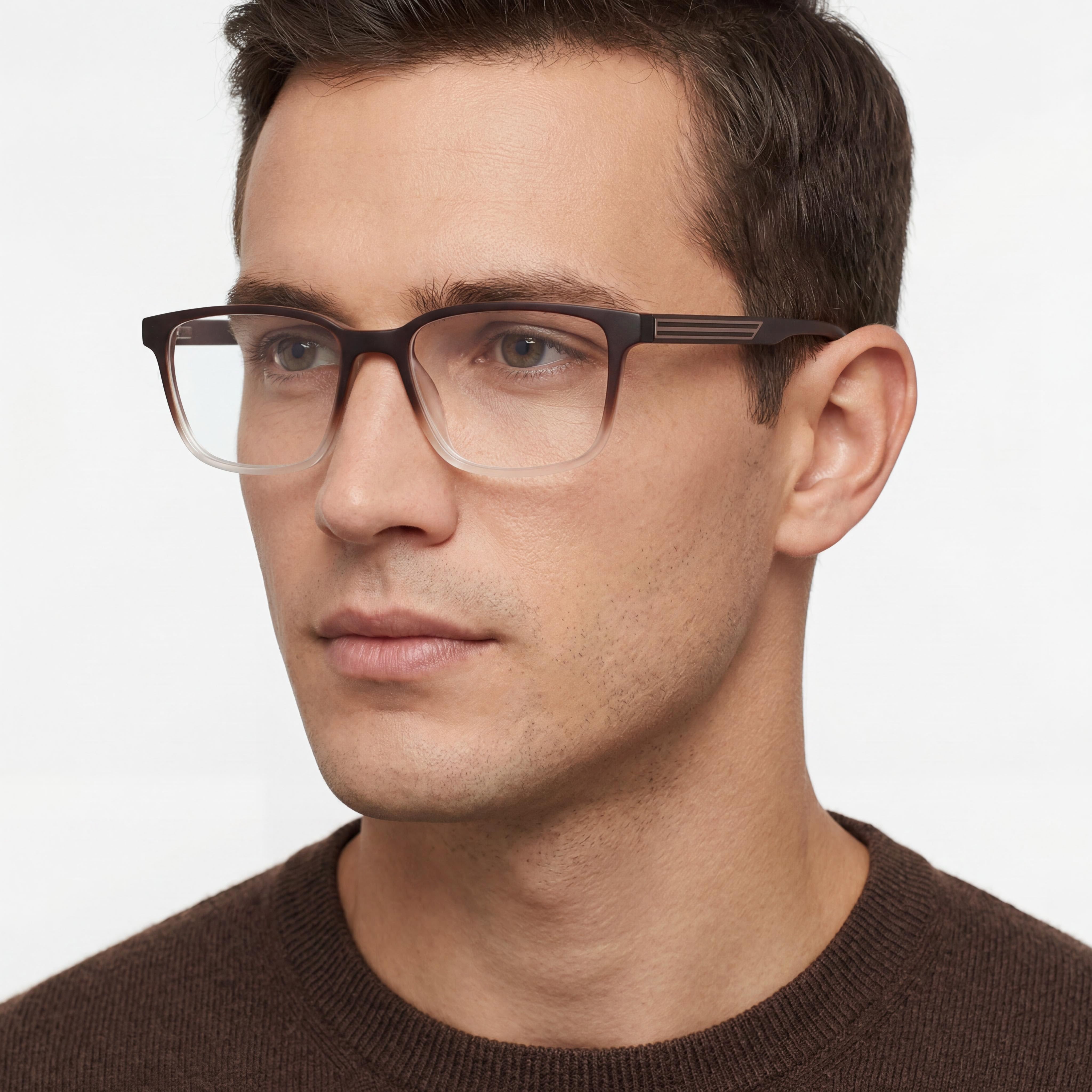 JOE Joe4102 Men's Brown Acetate Eyewear with 54mm Lens Width, 18mm Bridge, 140mm Temple Length, Photo 5