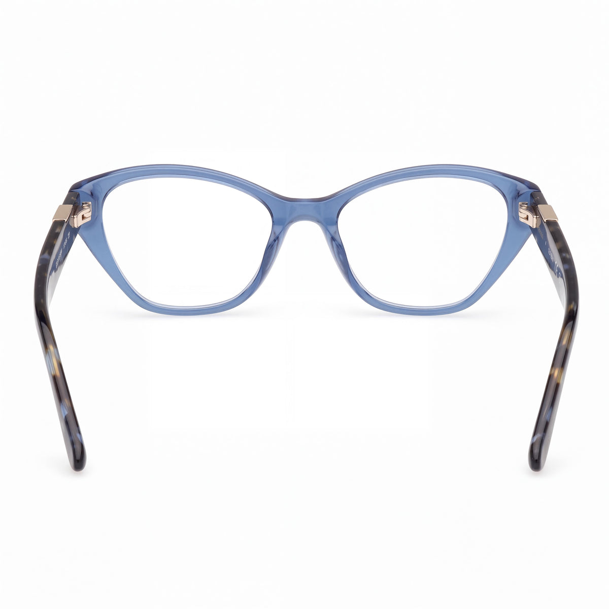GUESS Gu50162 Montura óptica brillante azul para mujer con lentes de 51 mm, puente de 16 mm, patillas de 135 mm, Photo 4