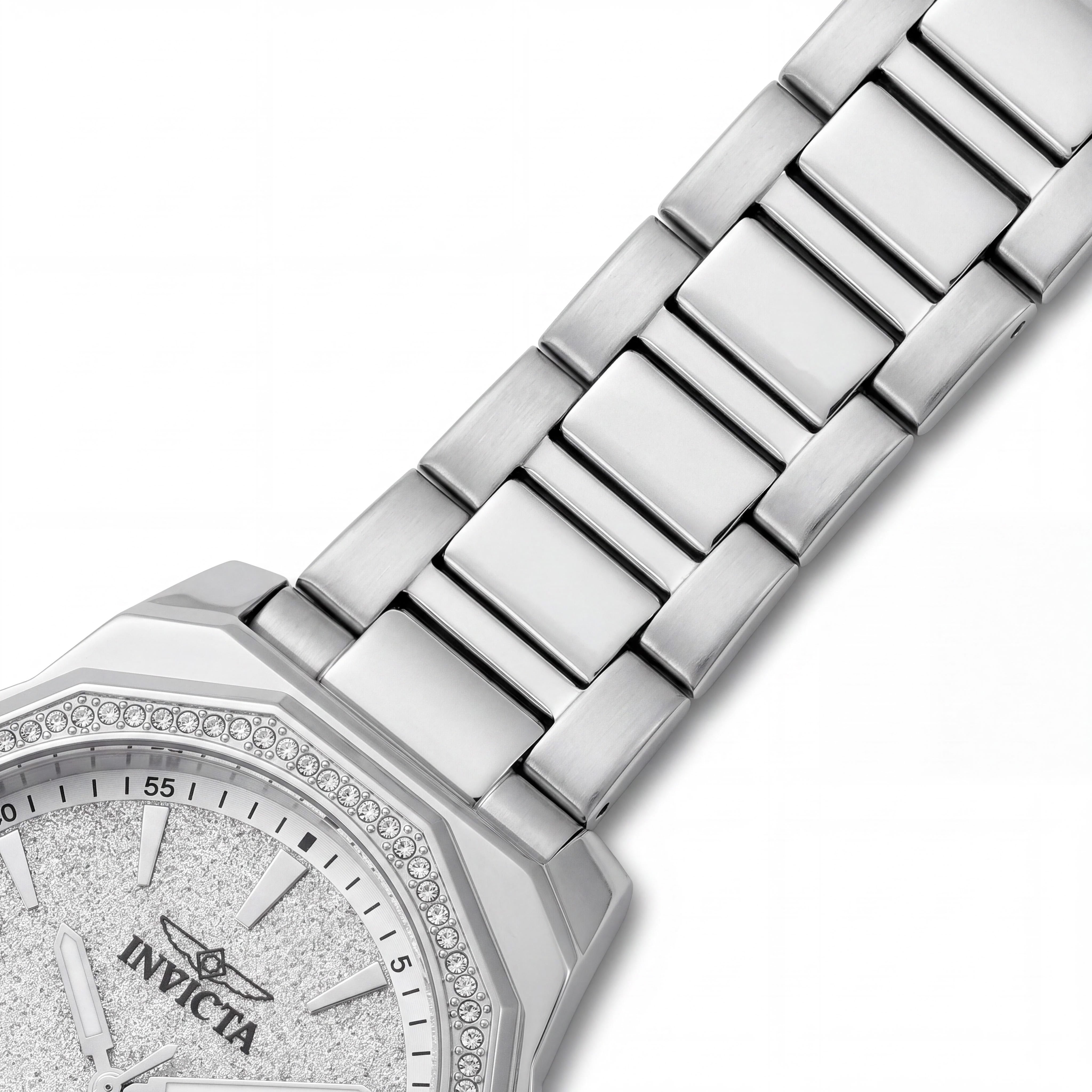 Reloj Invicta Speedway 49125 de Cuarzo para Hombre, Caja de Acero Inoxidable de 42 mm, Esfera Plateada, Photo 3