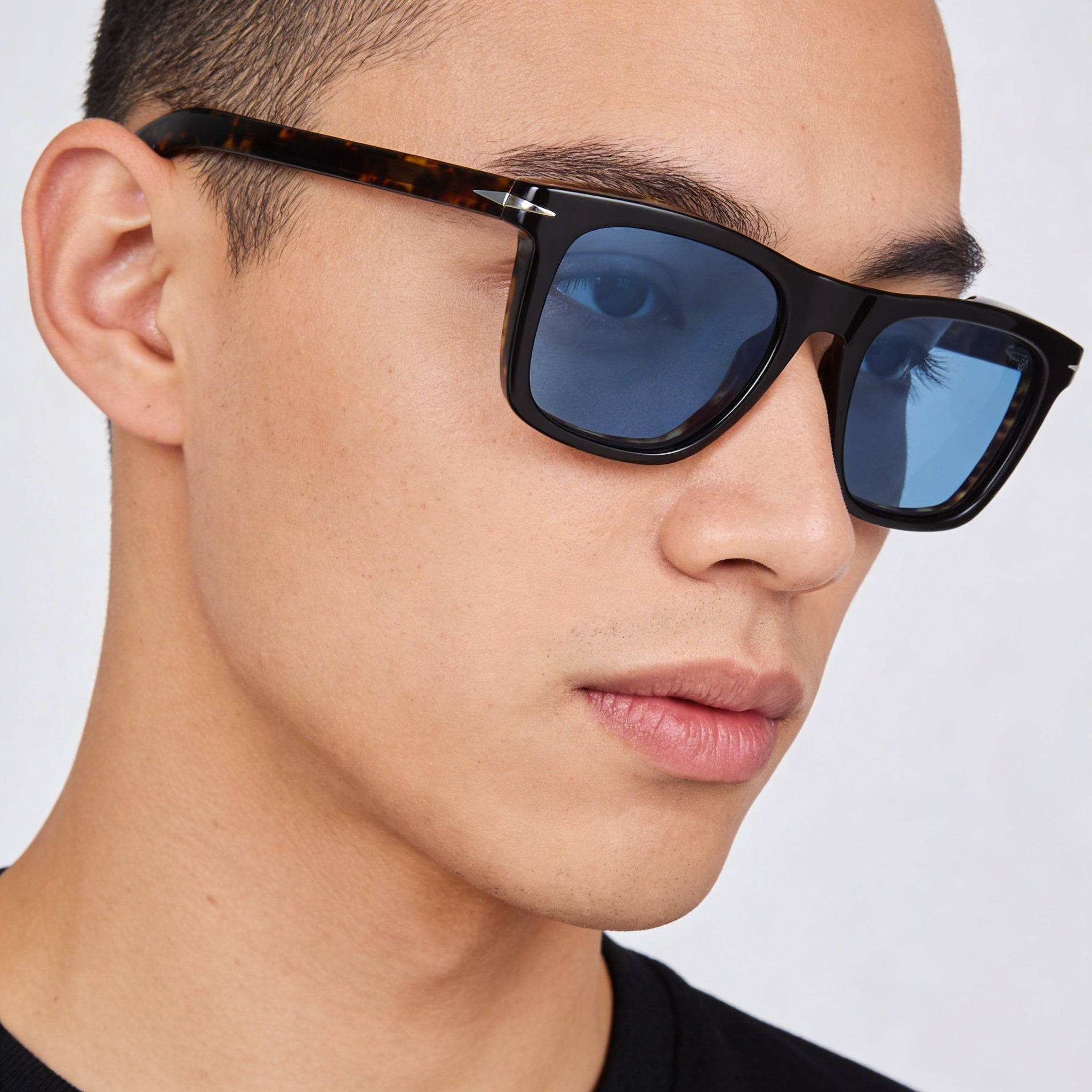 David Beckham Contemporary DB 7000/S Men's Acetate Matte Black Havana Sunglasses with UV 400 Protection 51mm, Photo 5
