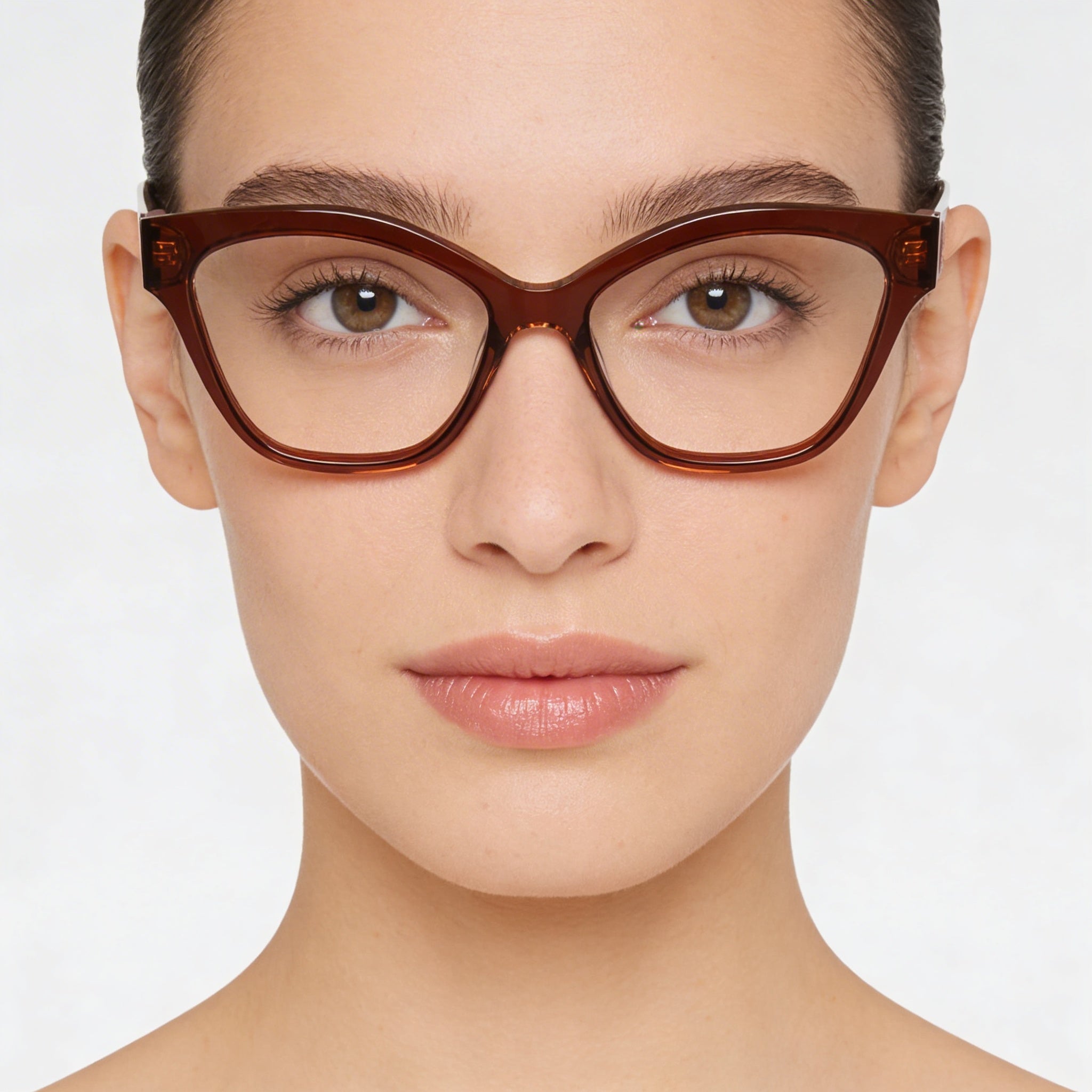 Longchamp Lo2755 Women's Prescription Ready Optical Eyeglasses in Transparent Red Frame Color, 53mm Lens Width, Photo 4