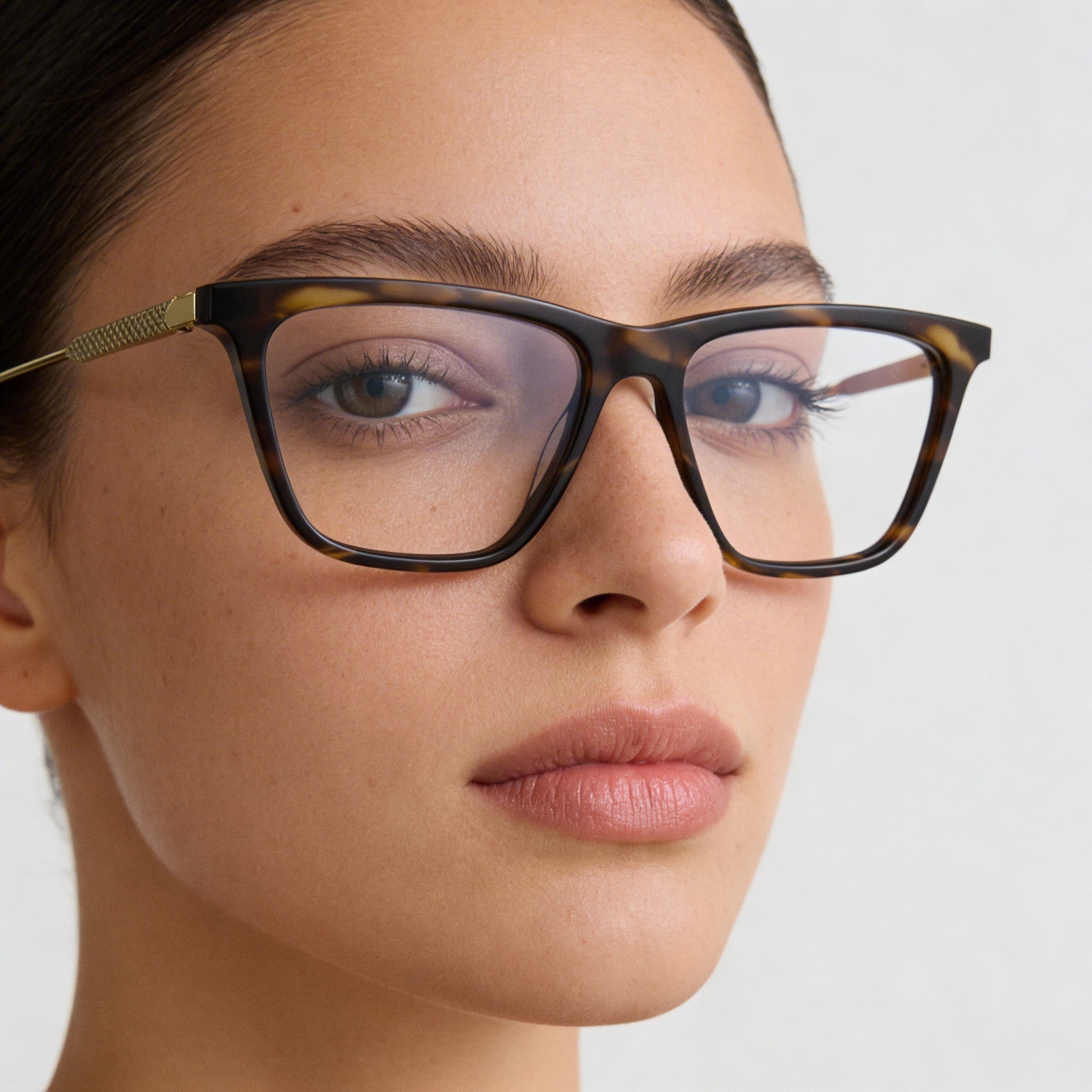Gafas Cuadradas Victoria Beckham VB2663 color Khaki Havana para Mujer, 54mm, Photo 4
